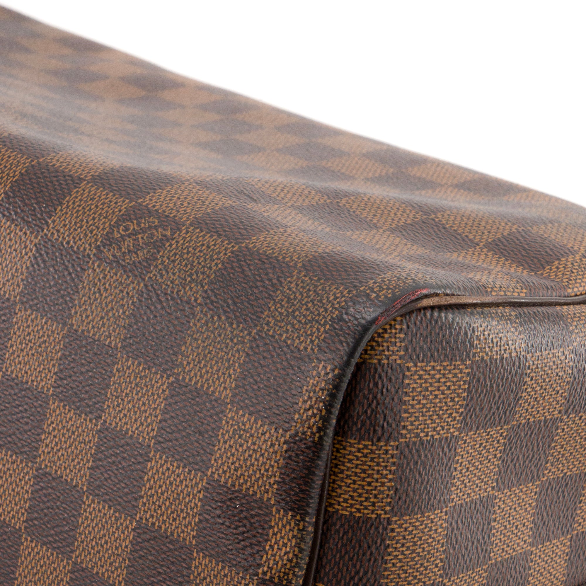 LOUIS VUITTON - Sac à bandoulière Speedy 30 Louis Vuitton en toile enduite damier ébène