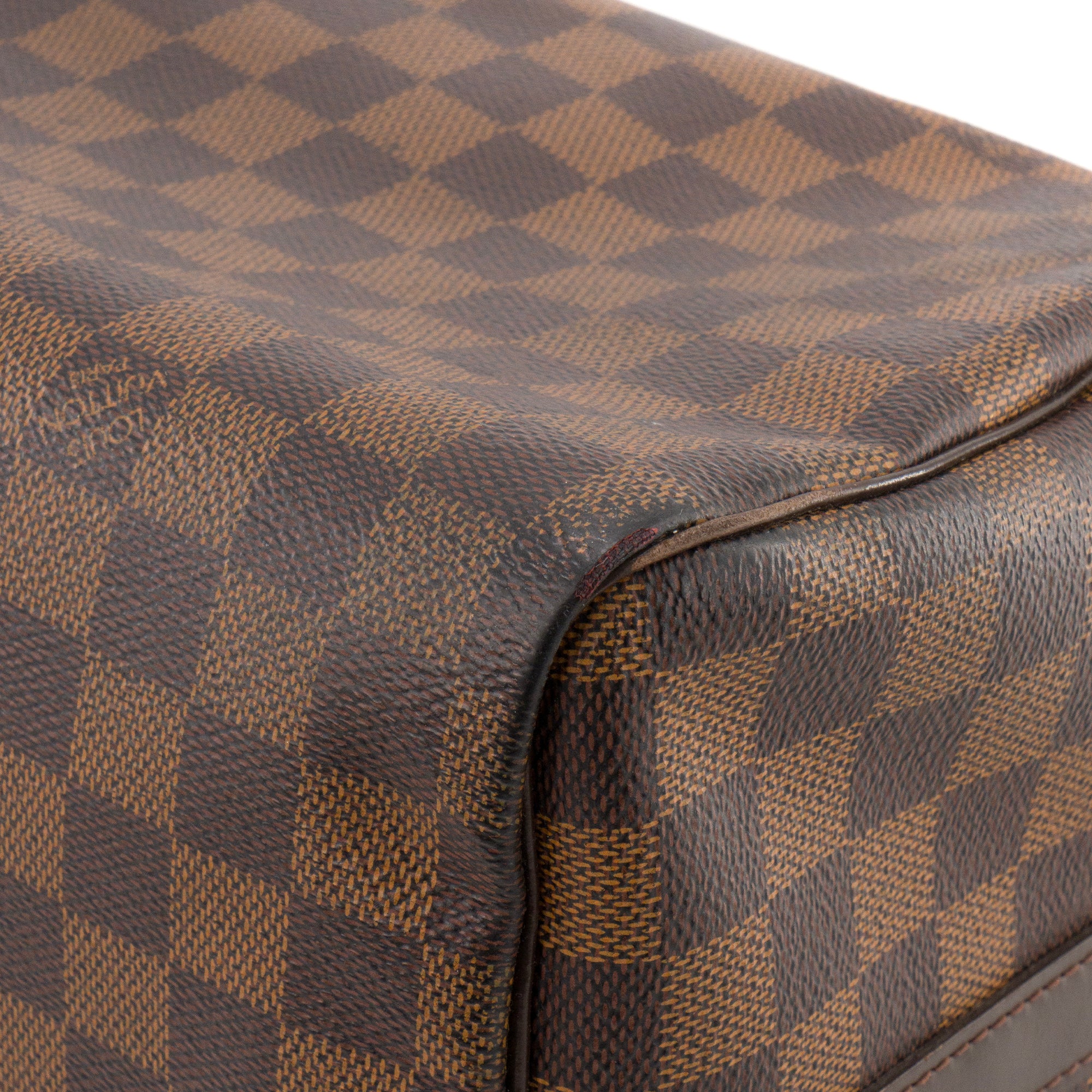 LOUIS VUITTON - Sac à bandoulière Speedy 30 Louis Vuitton en toile enduite damier ébène