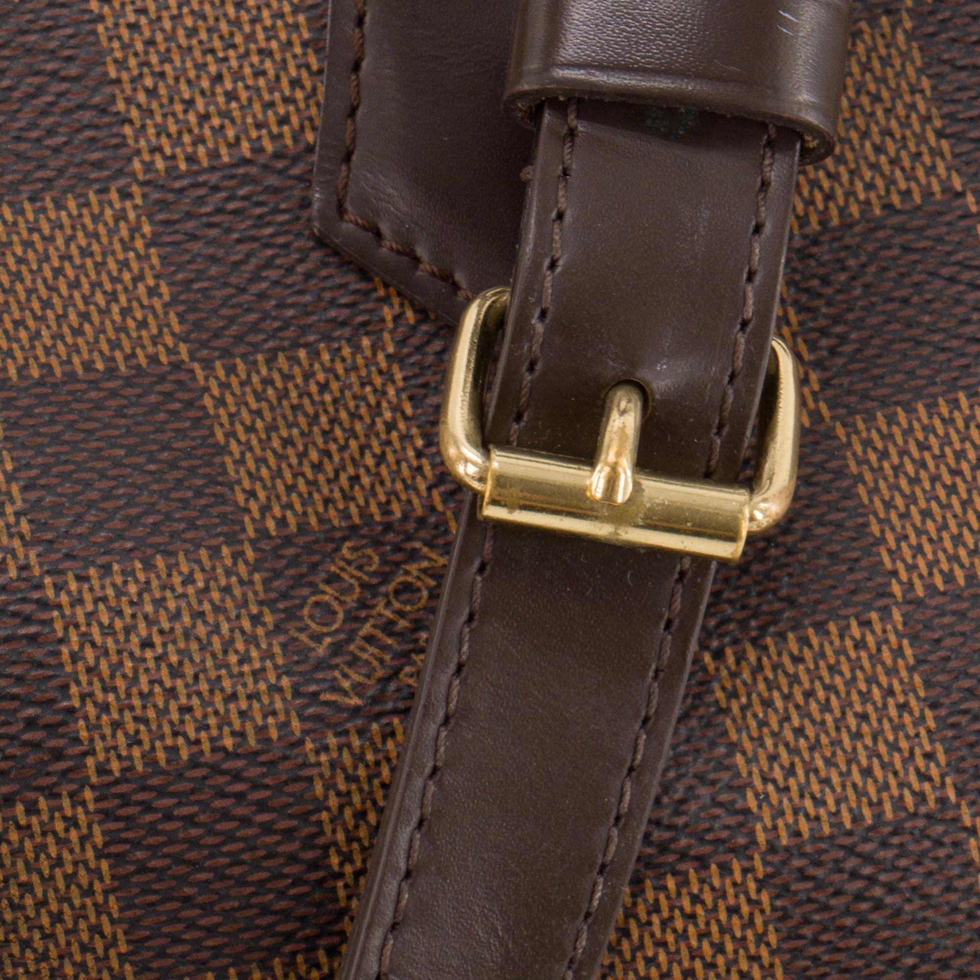 LOUIS VUITTON - Sac à bandoulière Speedy 30 Louis Vuitton en toile enduite damier ébène