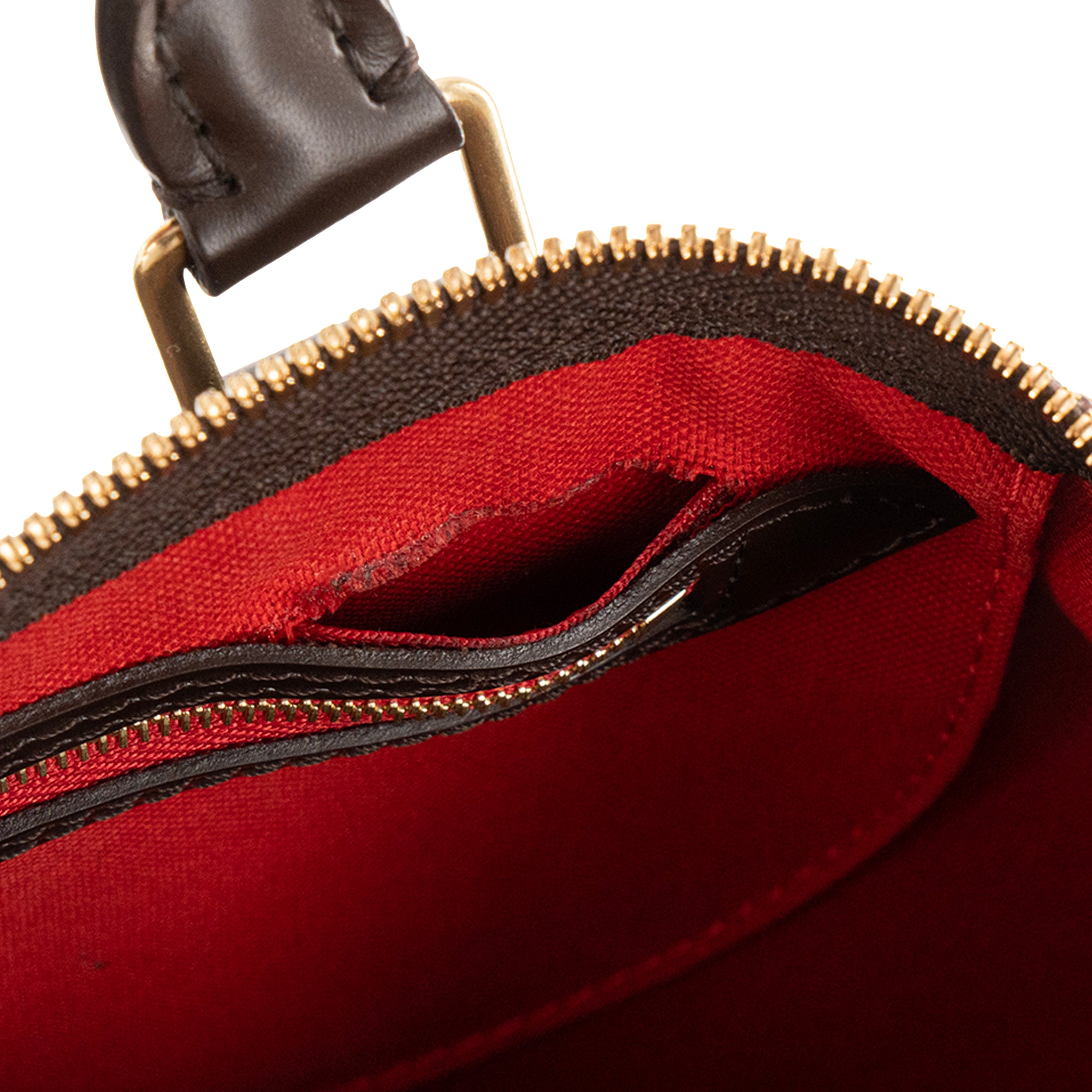 LOUIS VUITTON - Sac à bandoulière Speedy 35 Louis Vuitton en toile enduite damier ébène