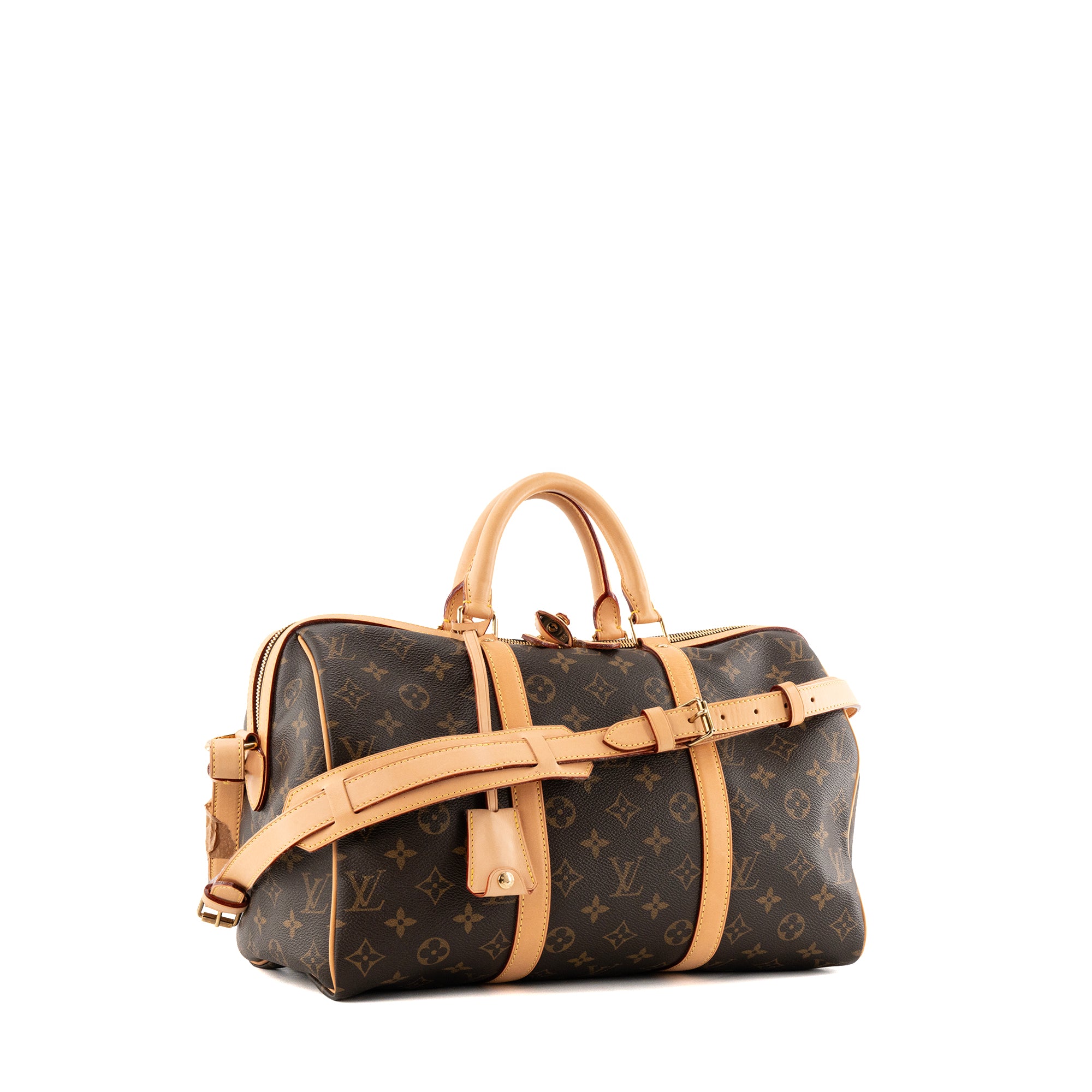 LOUIS VUITTON - Sac à bandoulière Speedy 35 Louis Vuitton x Sofia Coppola en toile enduite monogrammée marron vintage