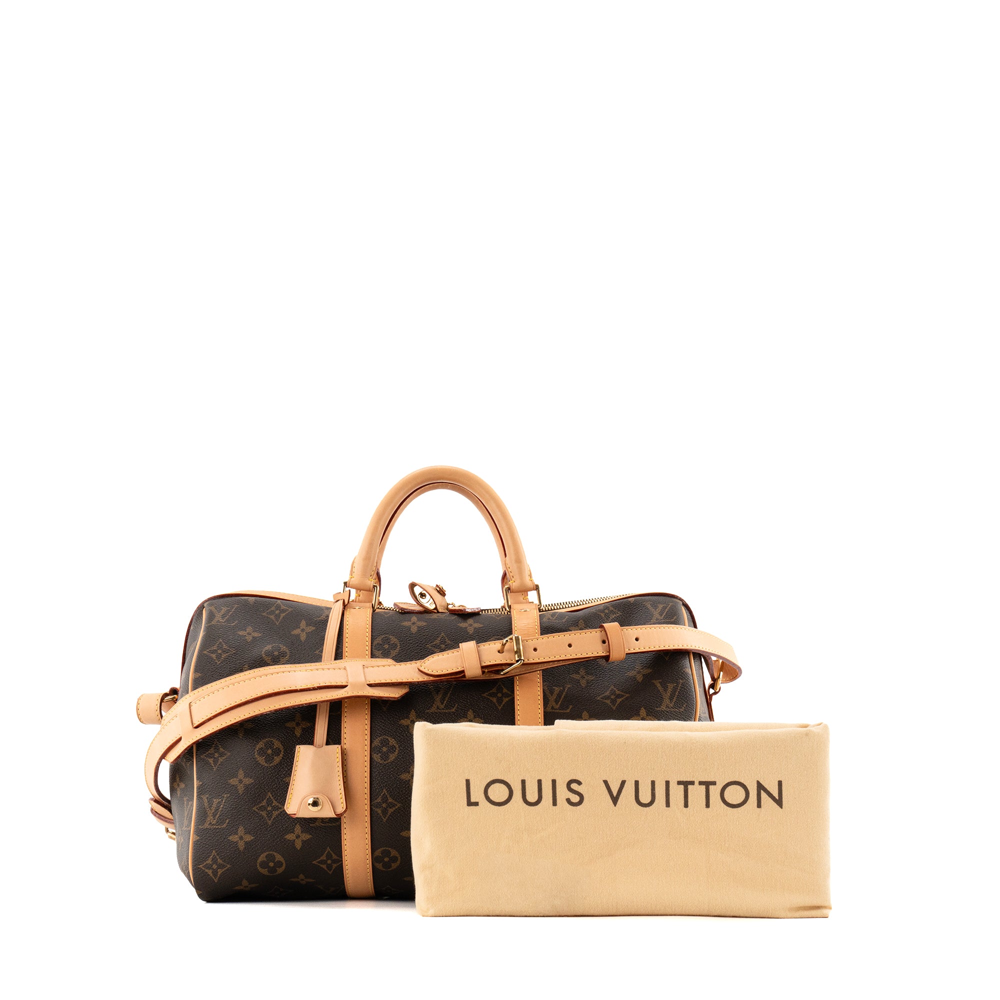 LOUIS VUITTON - Sac à bandoulière Speedy 35 Louis Vuitton x Sofia Coppola en toile enduite monogrammée marron vintage