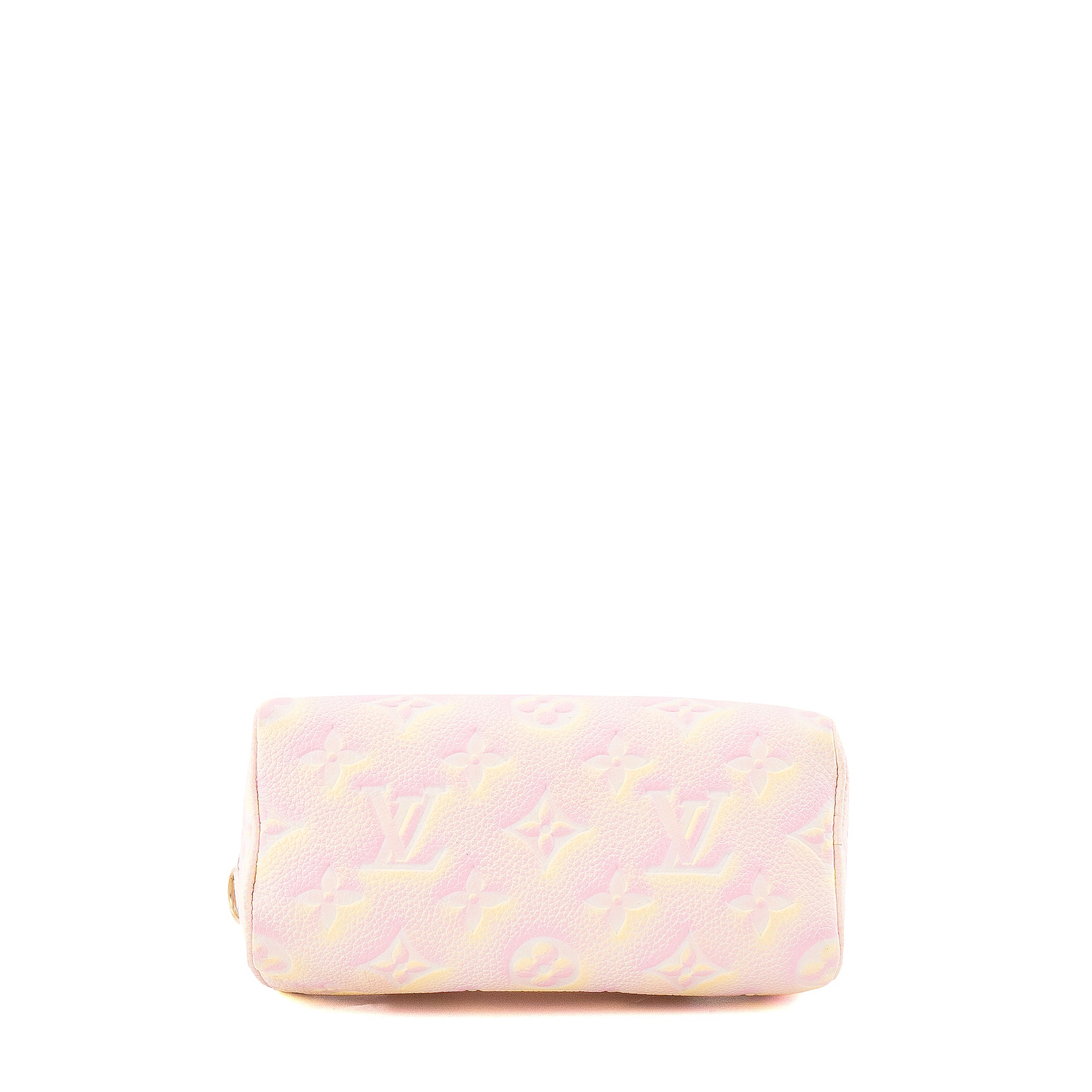 LOUIS VUITTON - Sac à bandoulière Speedy nano Louis Vuitton en cuir empreinte édition limitée Stardust