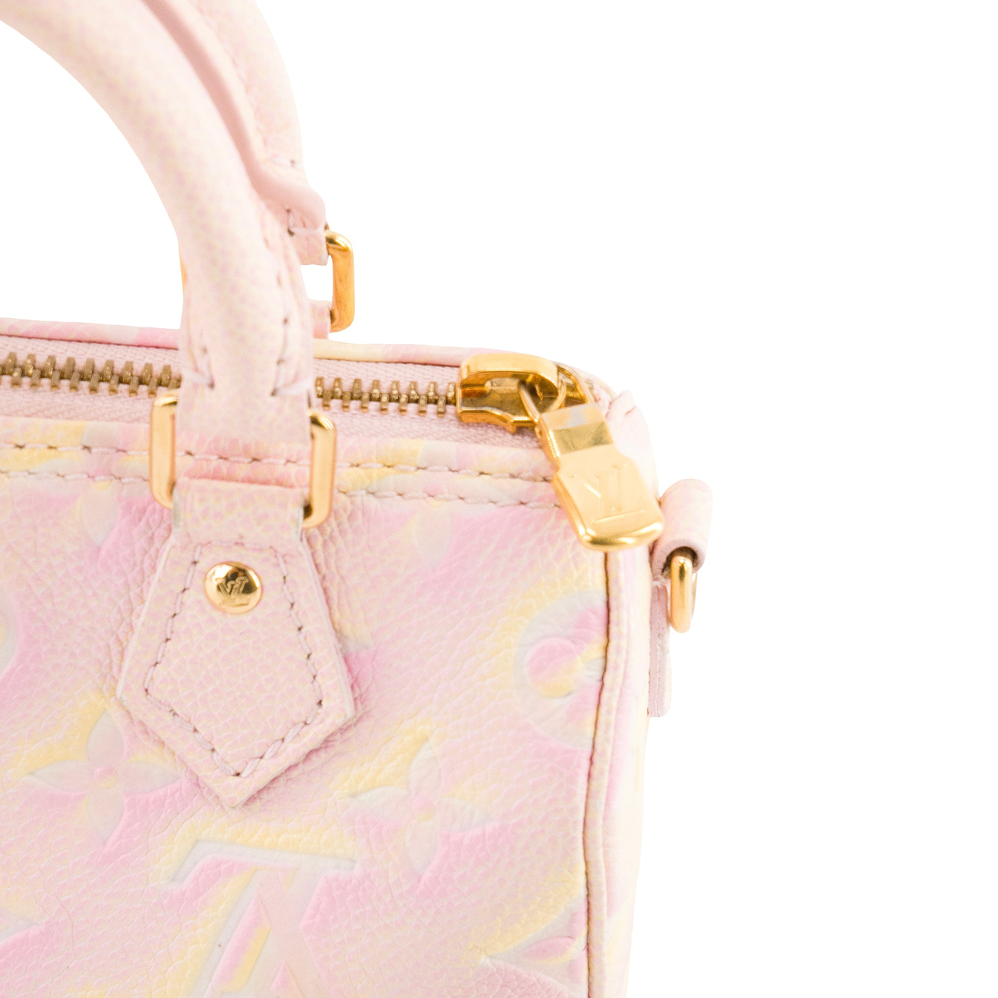 LOUIS VUITTON - Sac à bandoulière Speedy nano Louis Vuitton en cuir empreinte édition limitée Stardust