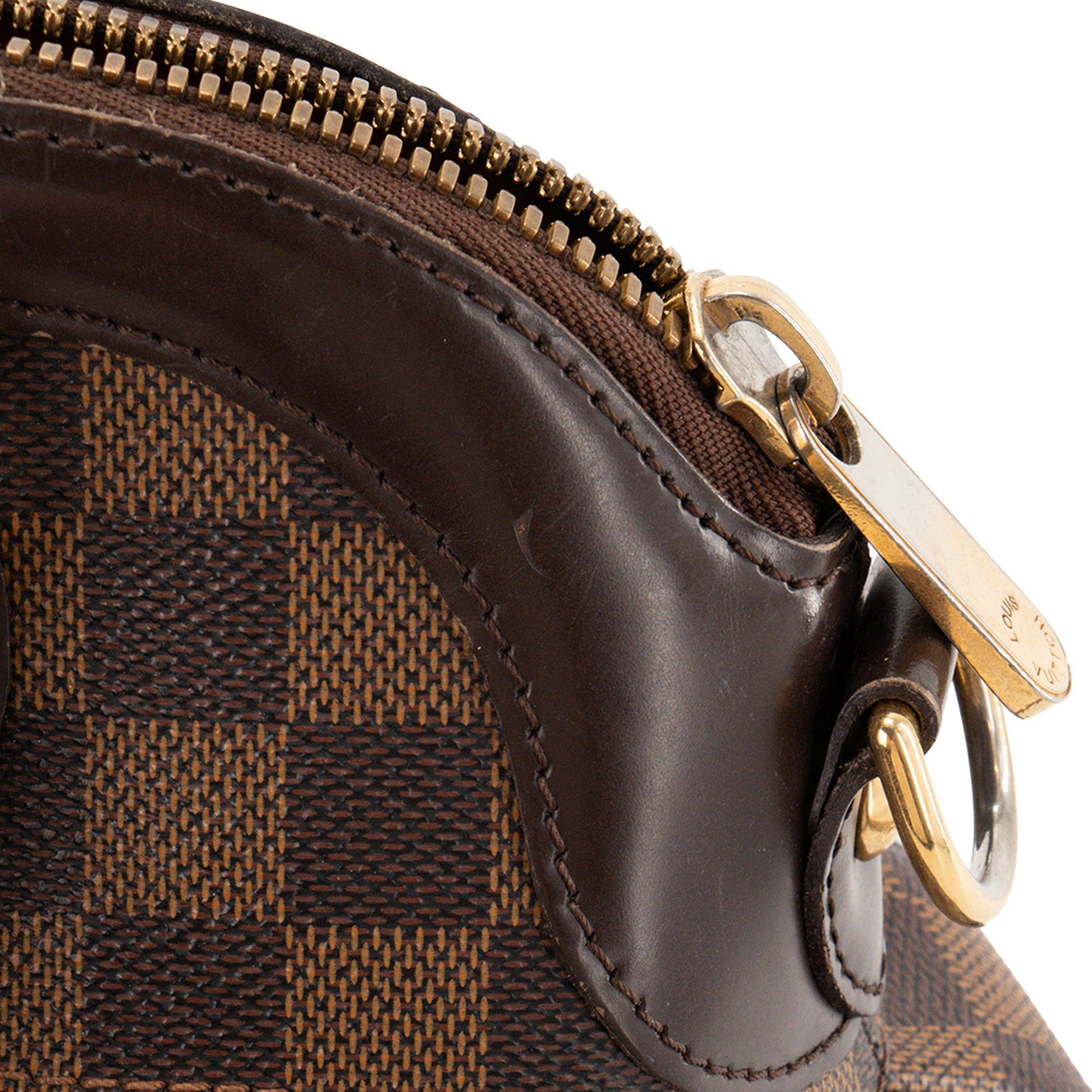 LOUIS VUITTON - Sac à bandoulière Trevi PM Louis Vuitton en toile damier ébène