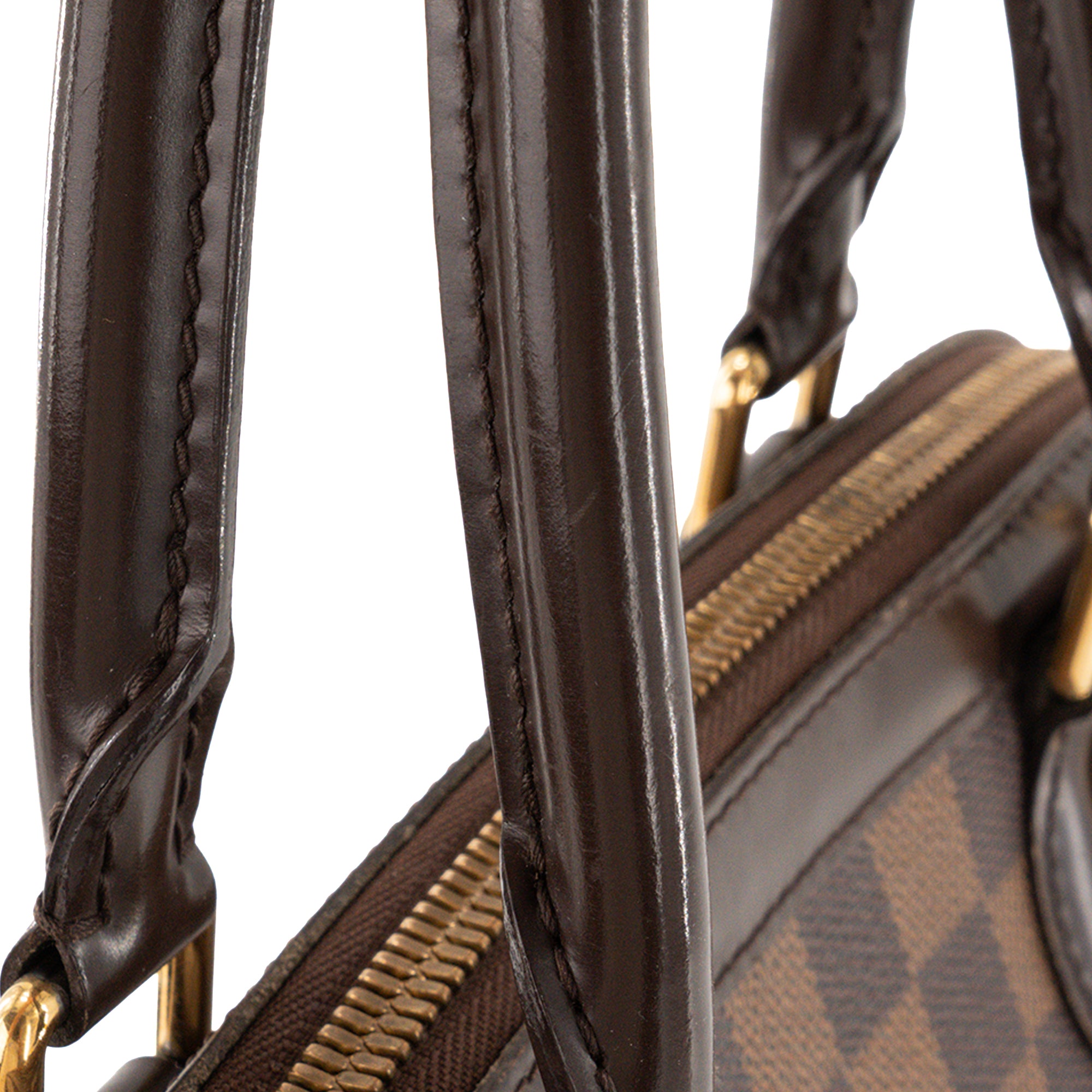 LOUIS VUITTON - Sac à bandoulière Trevi PM Louis Vuitton en toile damier ébène