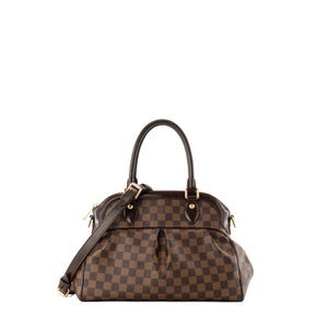 LOUIS VUITTON - Sac à bandoulière Trevi PM Louis Vuitton en toile damier ébène