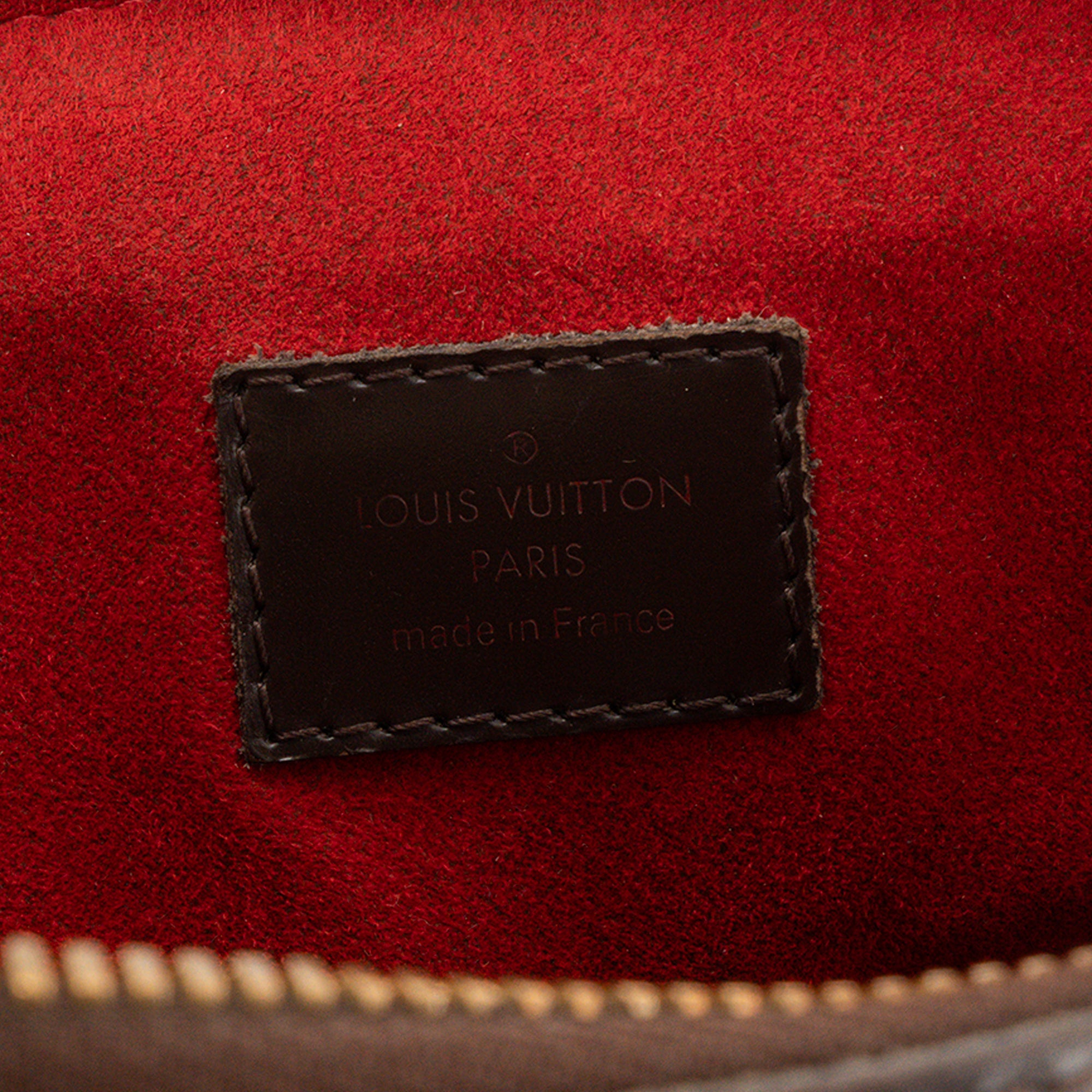 LOUIS VUITTON - Sac à bandoulière Trevi PM Louis Vuitton en toile damier ébène