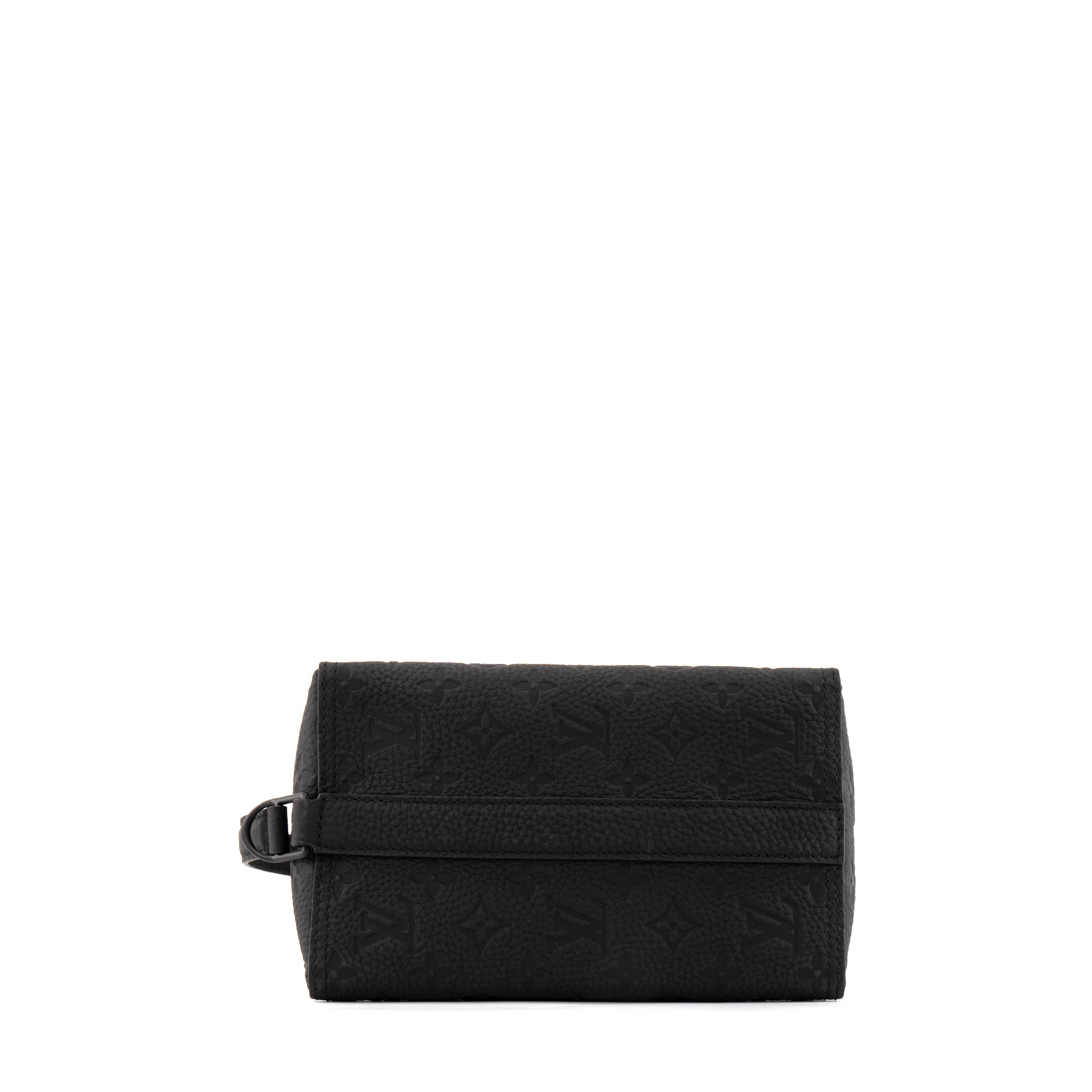 LOUIS VUITTON - Sac à bandoulière Triangle Messenger Louis Vuitton en cuir empreinte noir