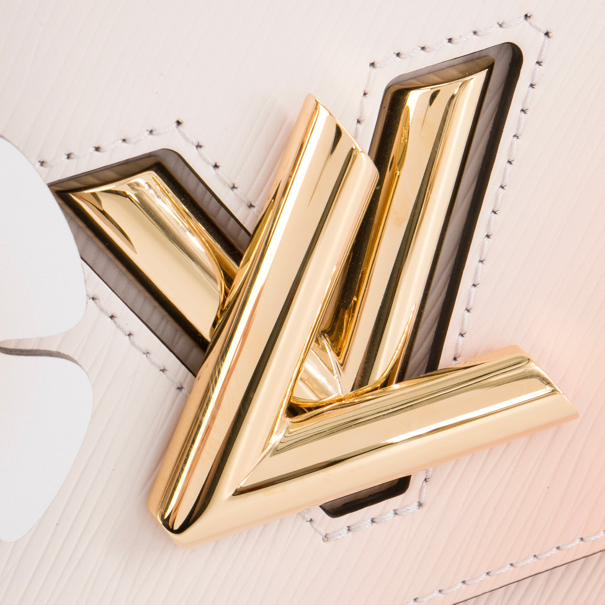 LOUIS VUITTON - Sac à bandoulière Twist MM By The Pool Louis Vuitton en cuir épi rose édition limitée