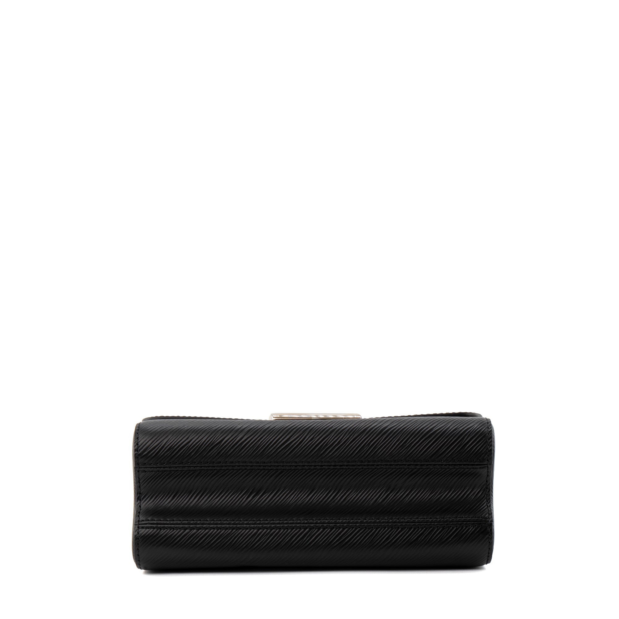 LOUIS VUITTON - Sac à bandoulière Twist MM Louis Vuitton en cuir épi noir