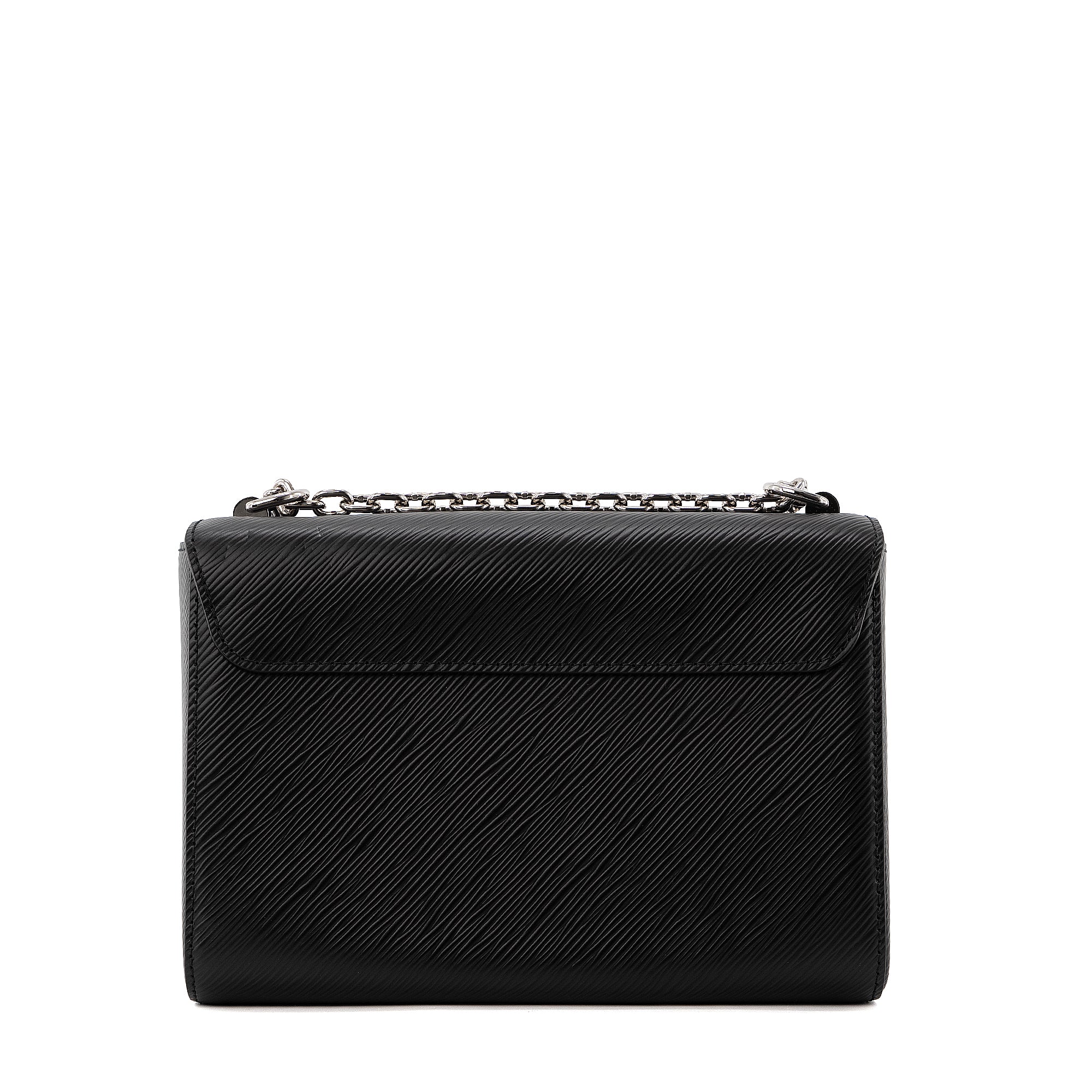 LOUIS VUITTON - Sac à bandoulière Twist MM Louis Vuitton en cuir épi noir