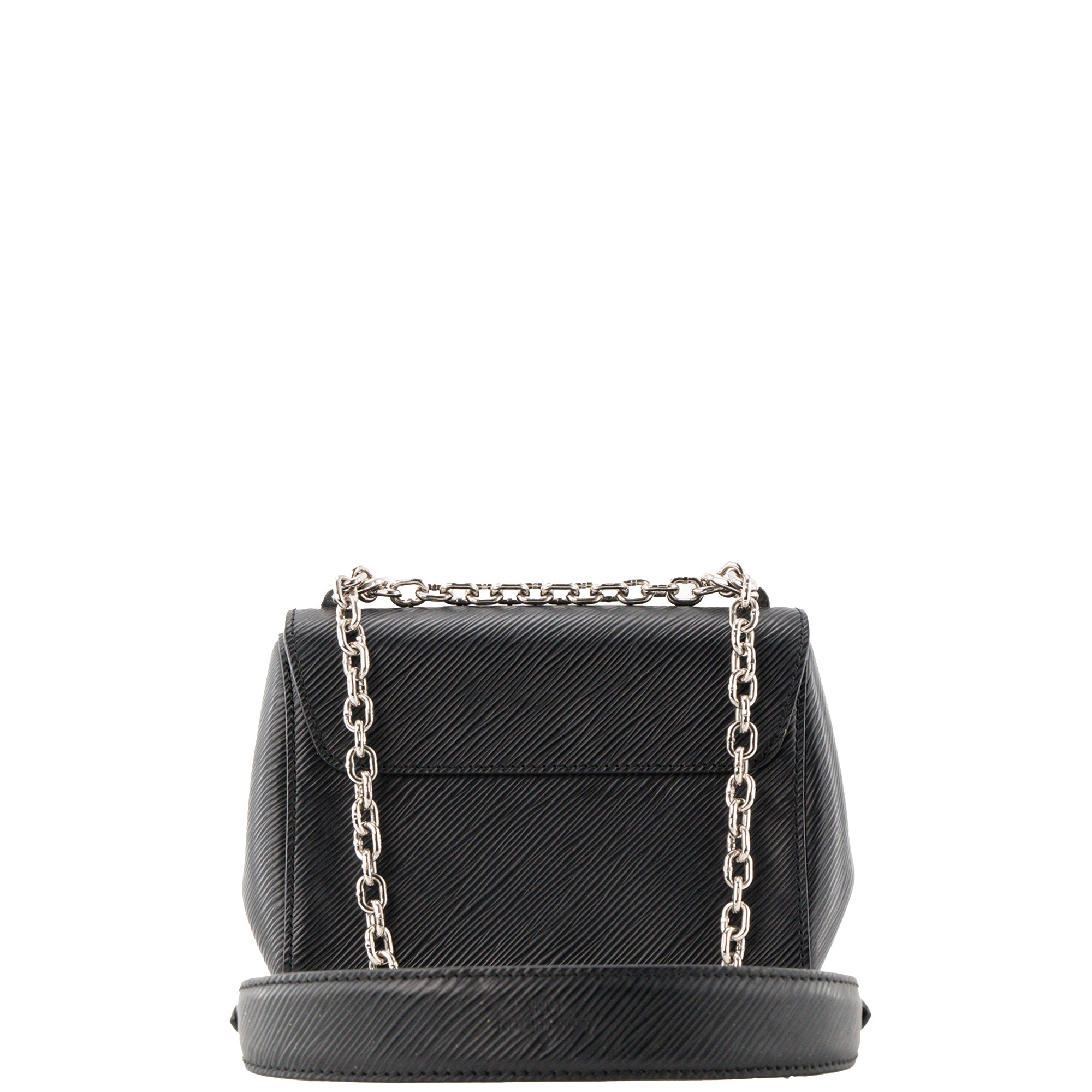 LOUIS VUITTON - Sac à bandoulière Twist PM Louis Vuitton en cuir épi noir
