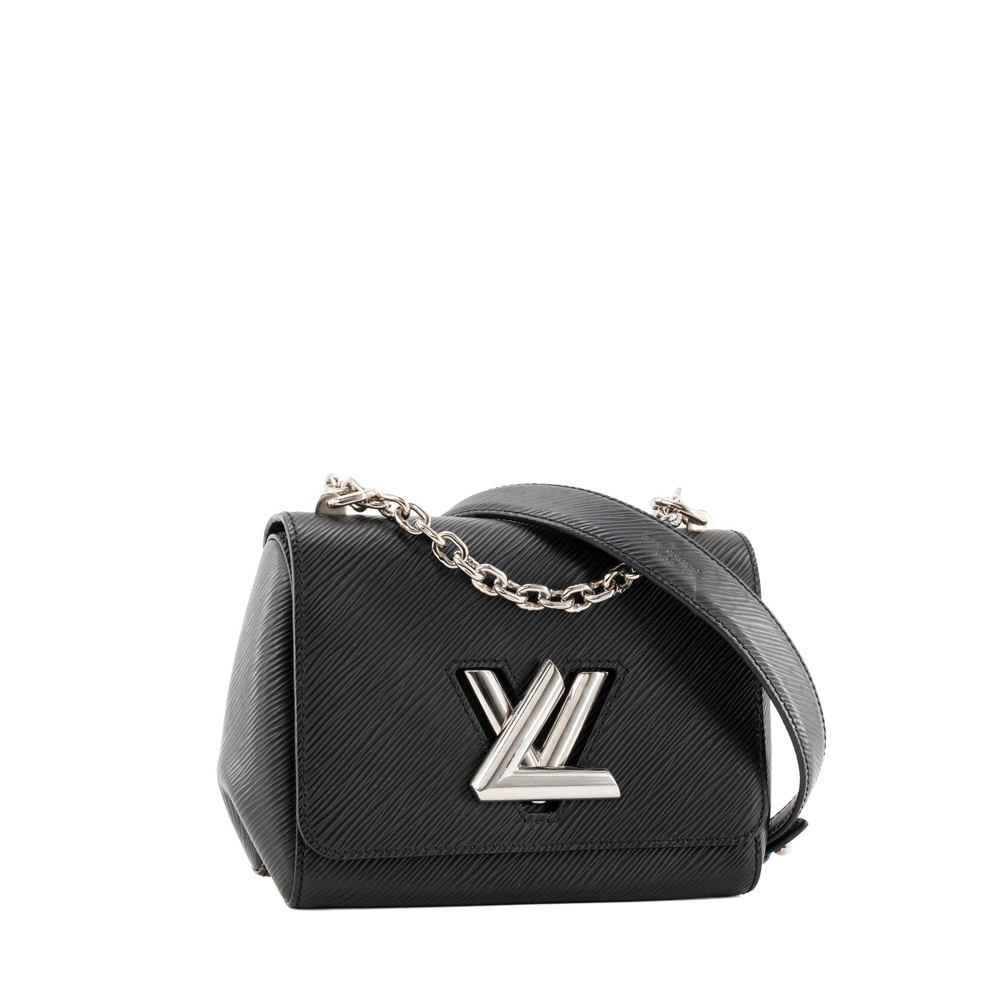 LOUIS VUITTON - Sac à bandoulière Twist PM Louis Vuitton en cuir épi noir