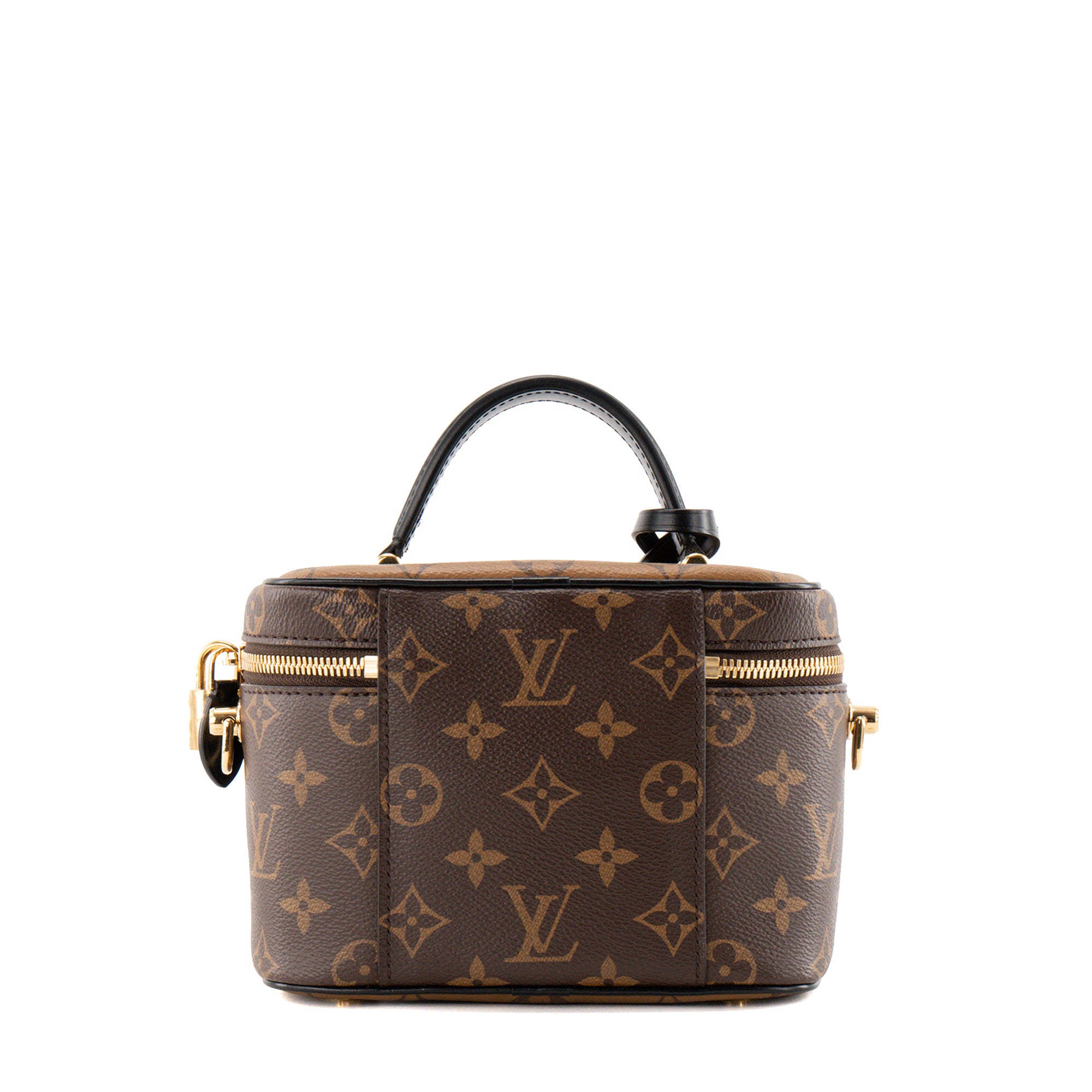 LOUIS VUITTON - Sac à bandoulière Vanity PM Louis Vuitton en toile enduite monogrammée reverse