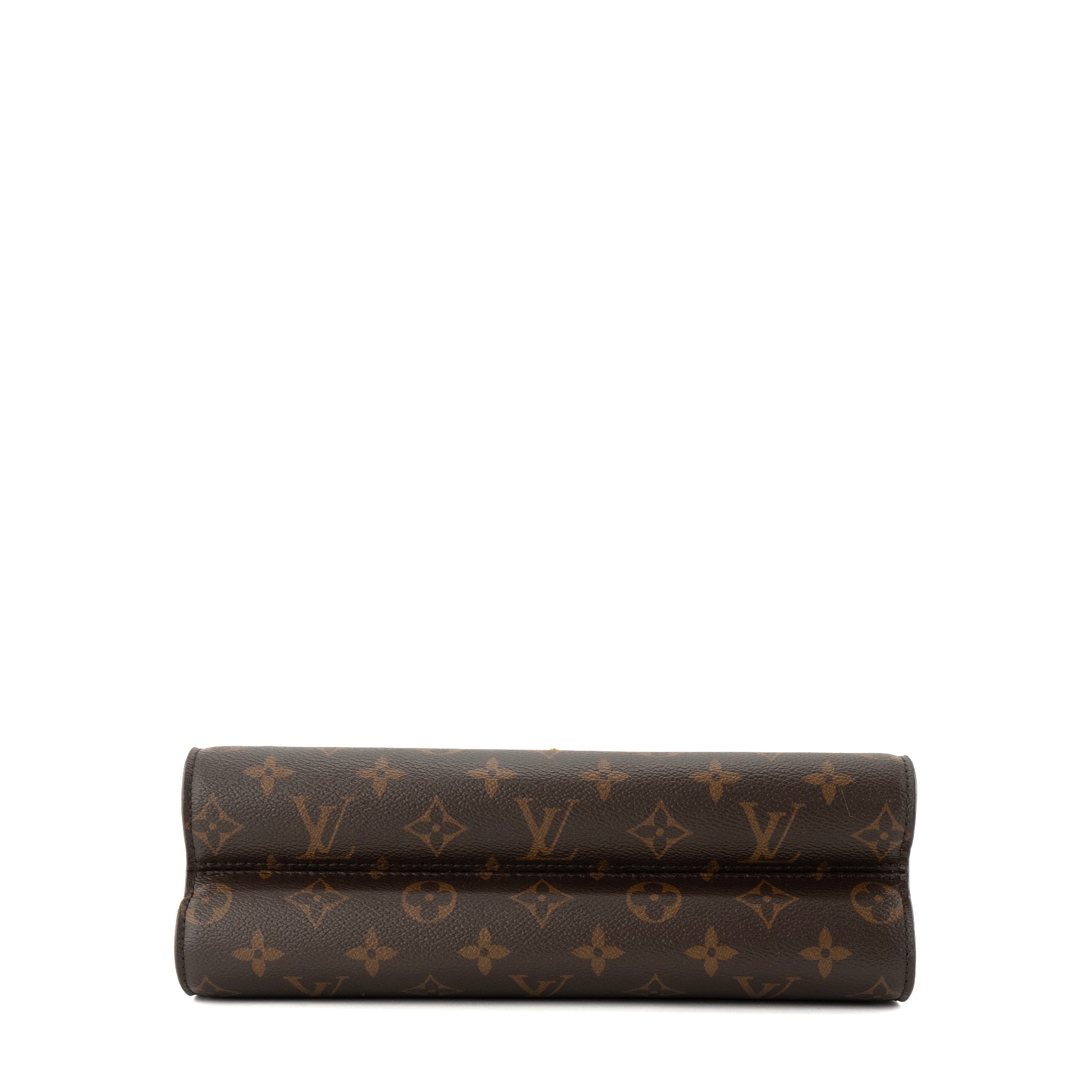 LOUIS VUITTON - Sac à bandoulière Victoire Louis Vuitton en cuir rouge et toile enduite monogrammée