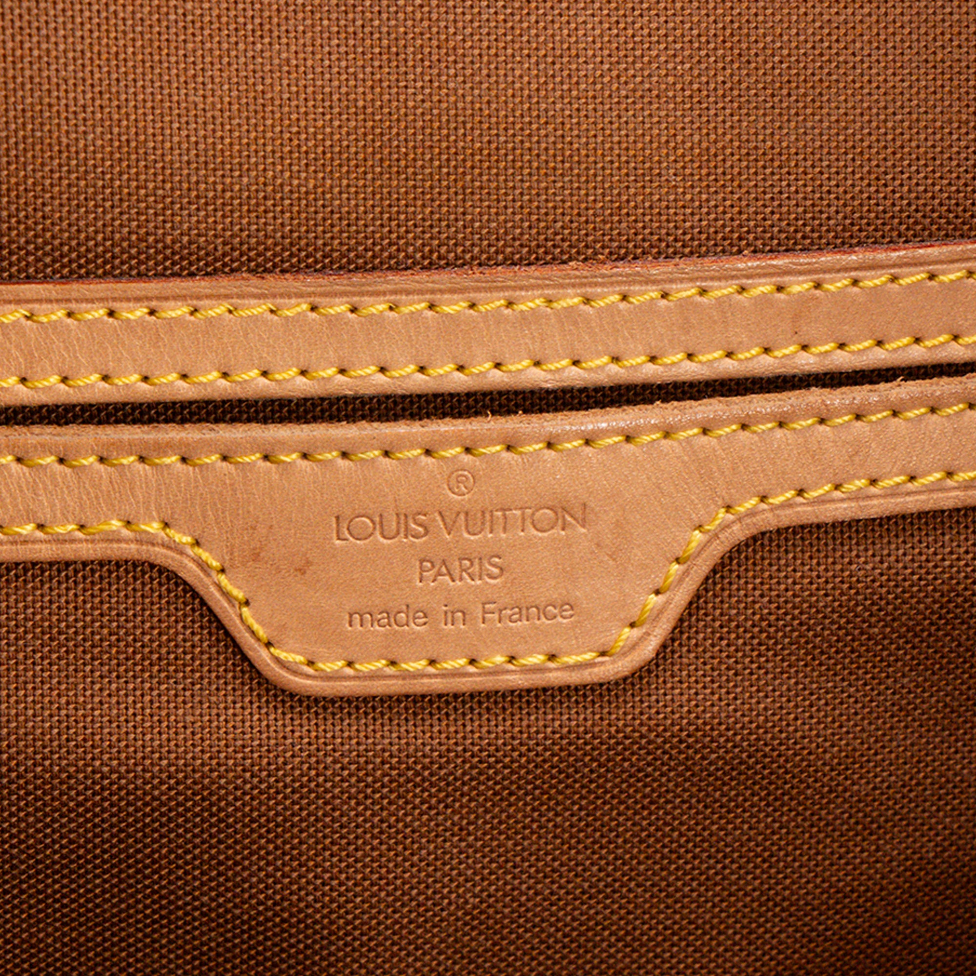 LOUIS VUITTON - Sac à dos Montsouris GM Louis Vuitton en toile enduite monogrammée vintage