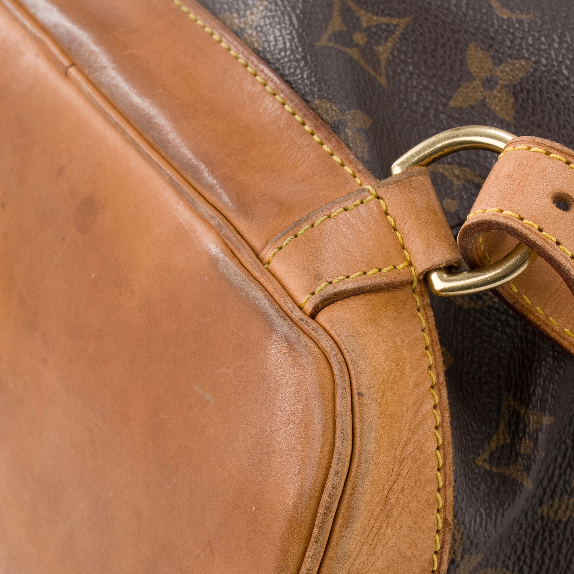 LOUIS VUITTON - Sac à dos Montsouris Louis Vuitton en toile enduite monogrammée vintage