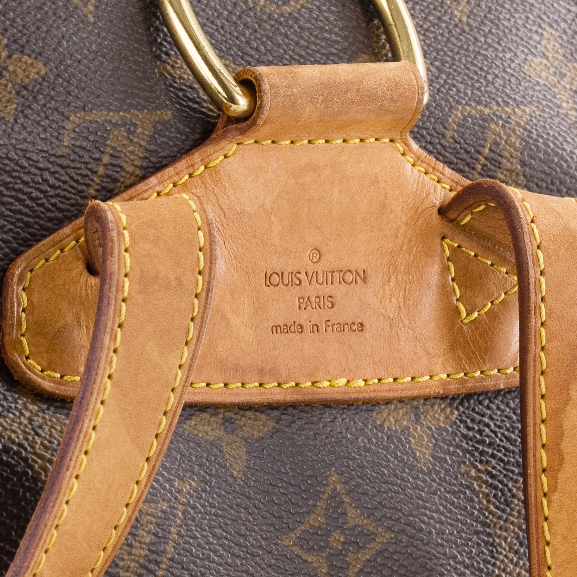 LOUIS VUITTON - Sac à dos Montsouris Louis Vuitton en toile enduite monogrammée vintage