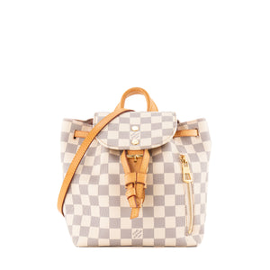 LOUIS VUITTON - Sac à dos Sperone BB Louis Vuitton en toile enduite damier azur