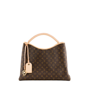 LOUIS VUITTON - Sac à épaule Again Louis Vuitton en toile enduite monogrammée