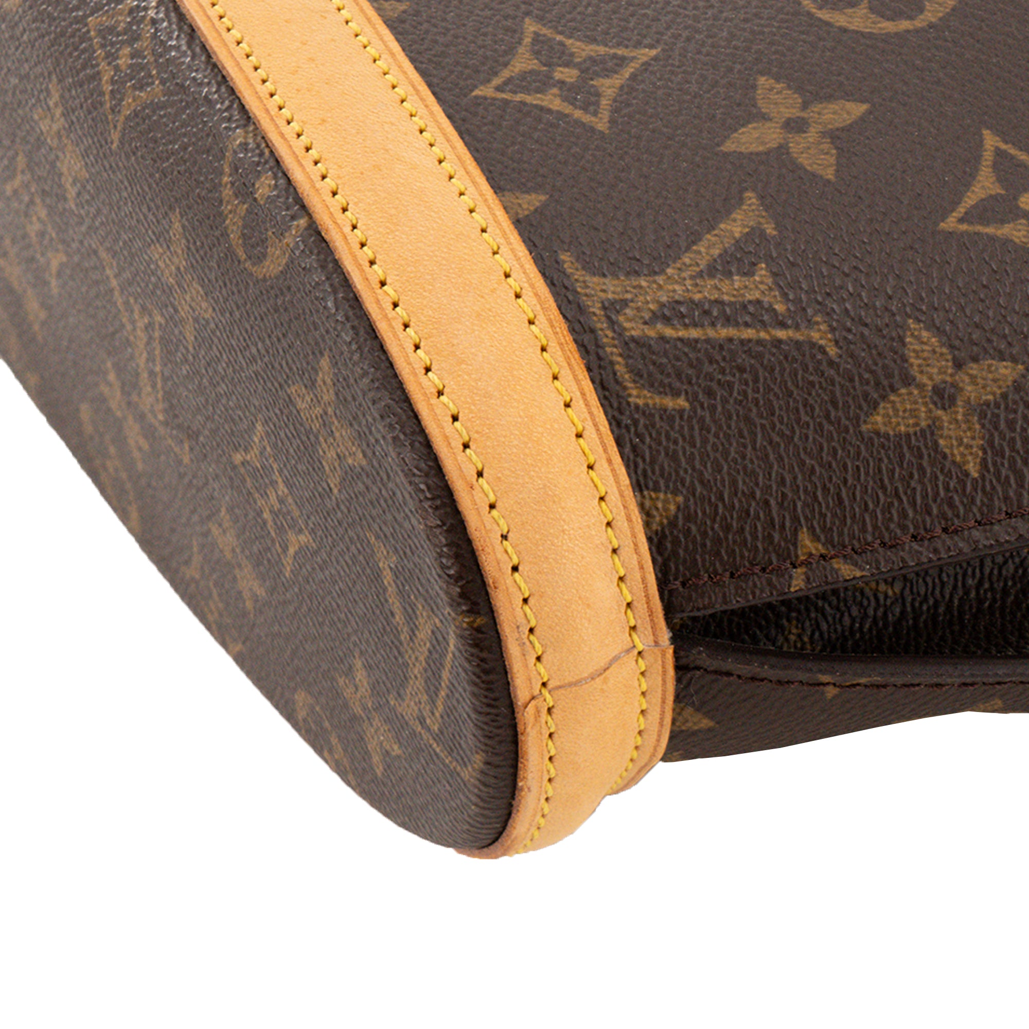 LOUIS VUITTON - Sac à épaule Babylone Louis Vuitton en toile enduite monogrammee vintage