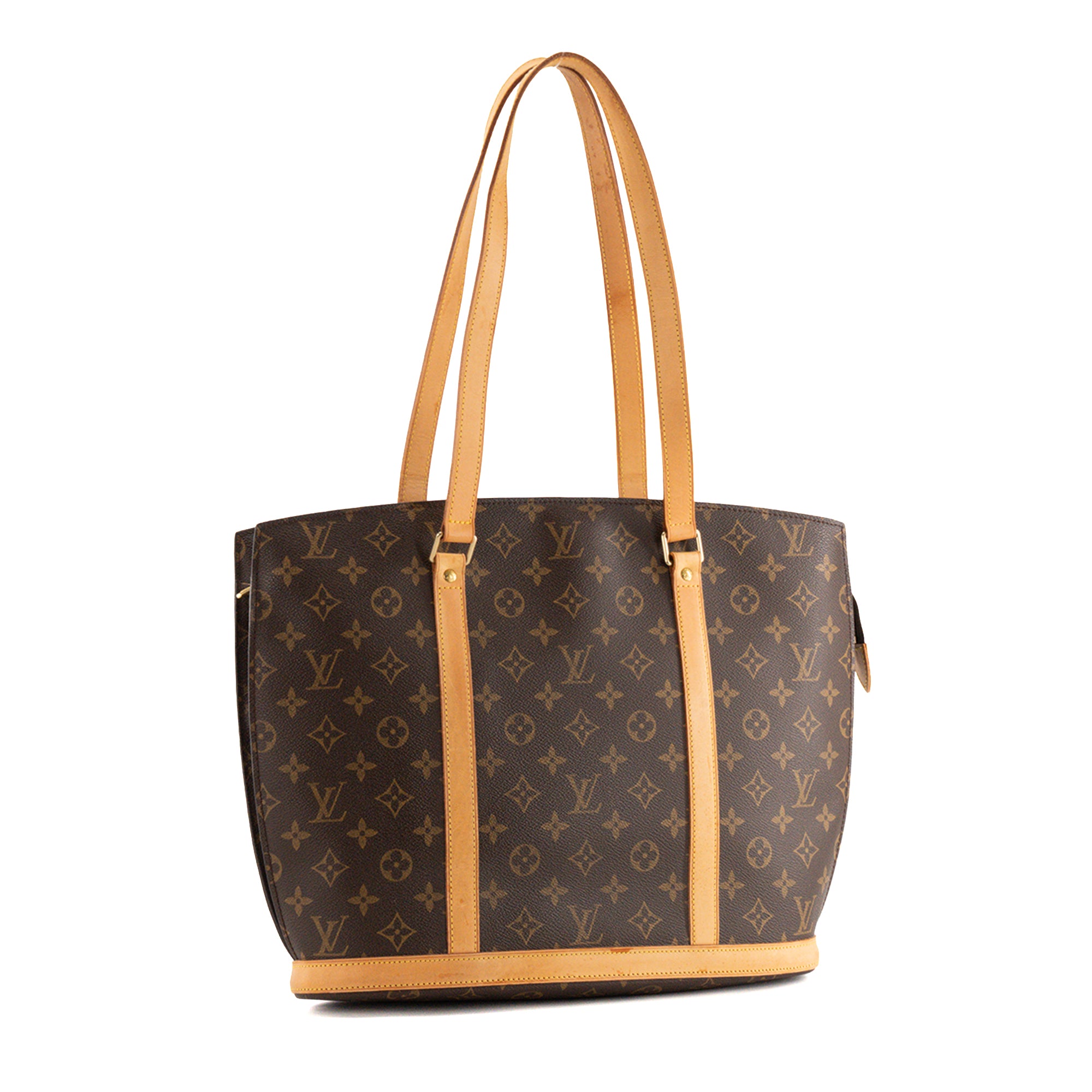 LOUIS VUITTON - Sac à épaule Babylone Louis Vuitton en toile enduite monogrammee vintage
