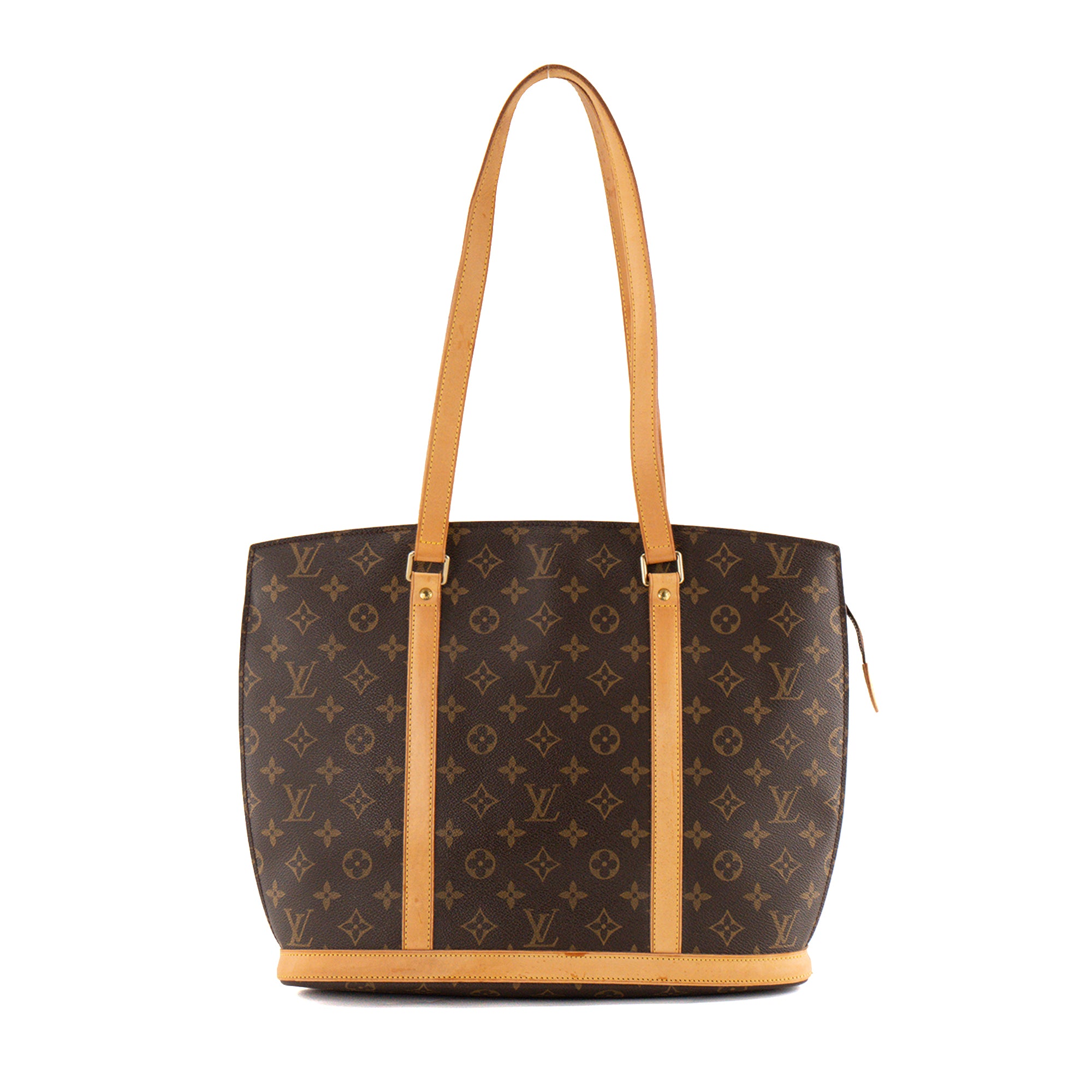 LOUIS VUITTON - Sac à épaule Babylone Louis Vuitton en toile enduite monogrammee vintage