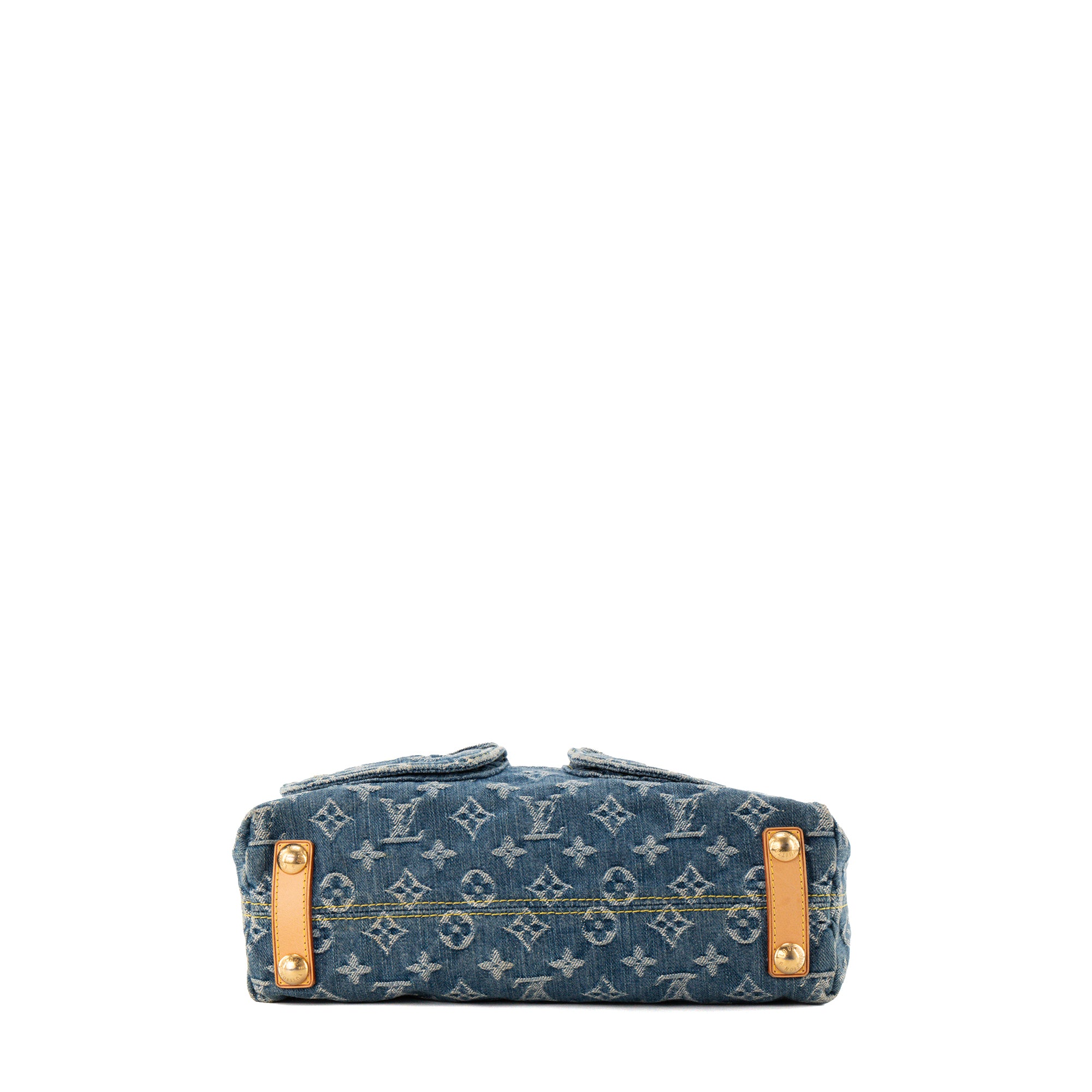 LOUIS VUITTON - Sac à épaule Baggy Louis Vuitton en denim monogrammé