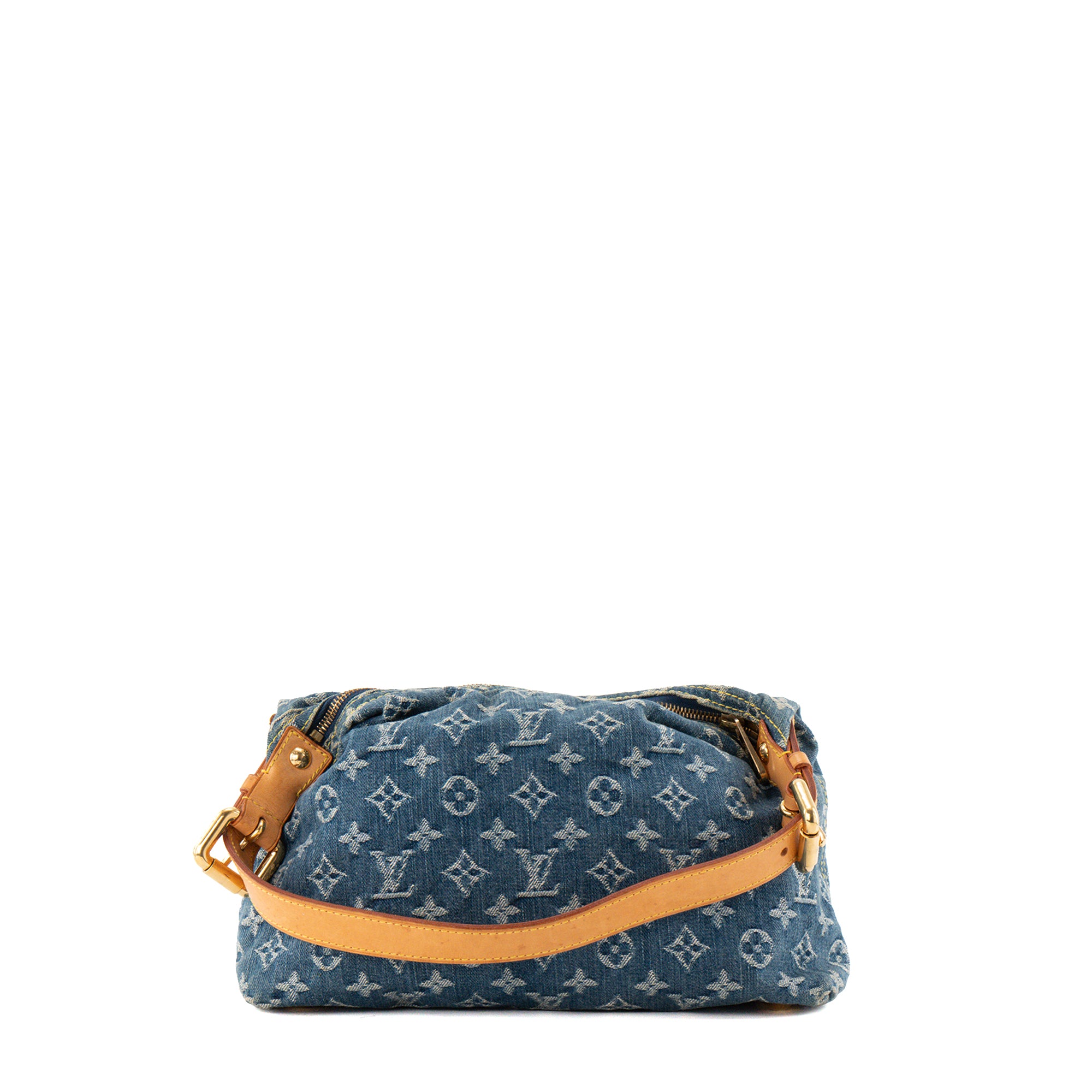 LOUIS VUITTON - Sac à épaule Baggy Louis Vuitton en denim monogrammé