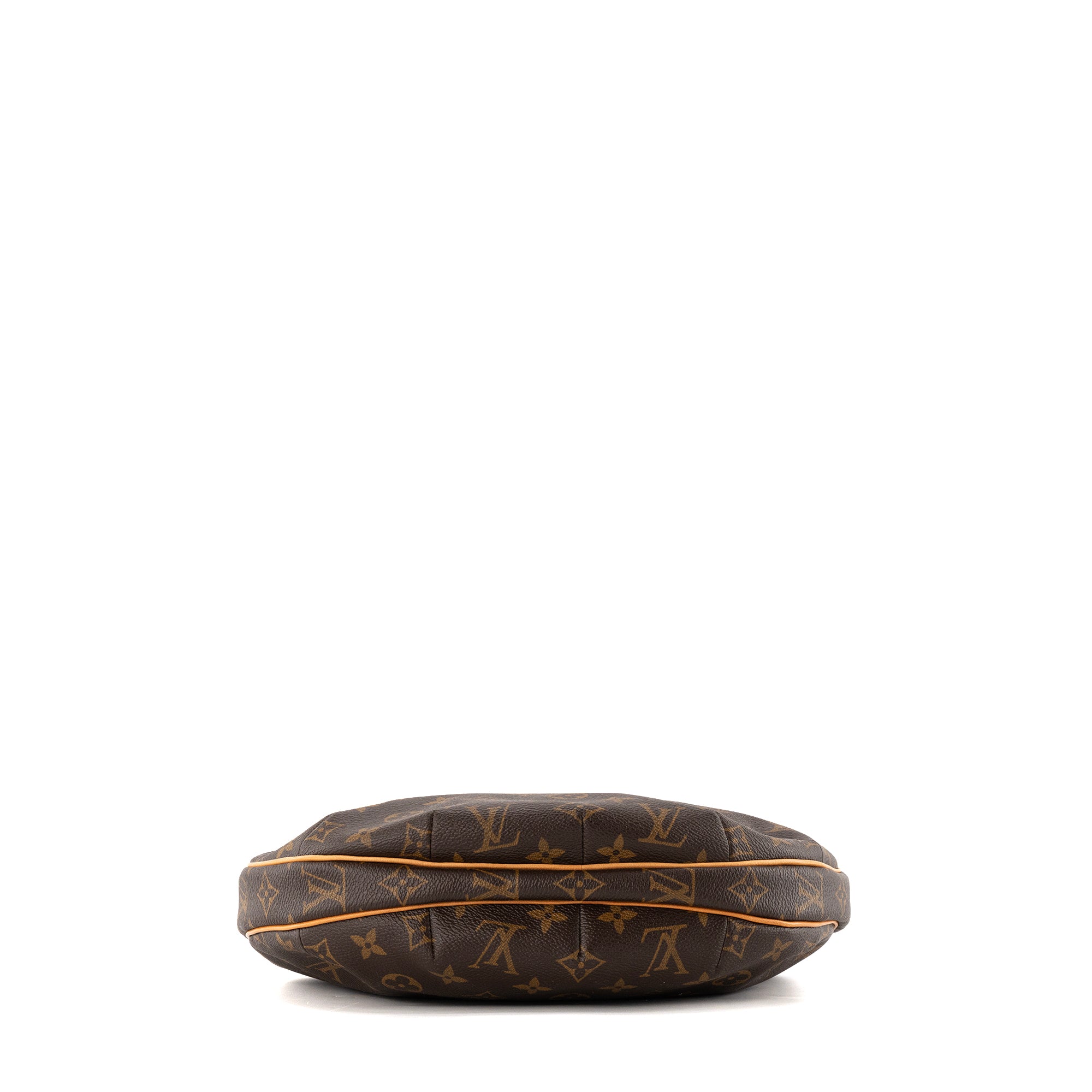 LOUIS VUITTON - Sac à épaule Croissant MM Louis Vuitton en toile enduite monogrammée