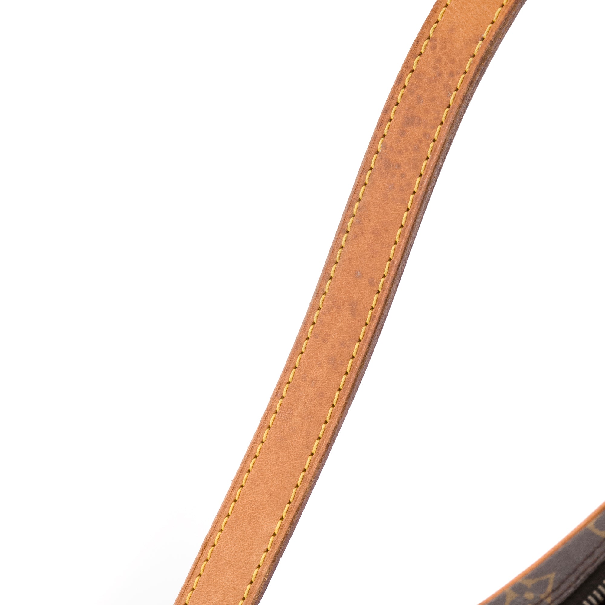 LOUIS VUITTON - Sac à épaule Croissant PM Louis Vuitton en toile enduite monogrammée