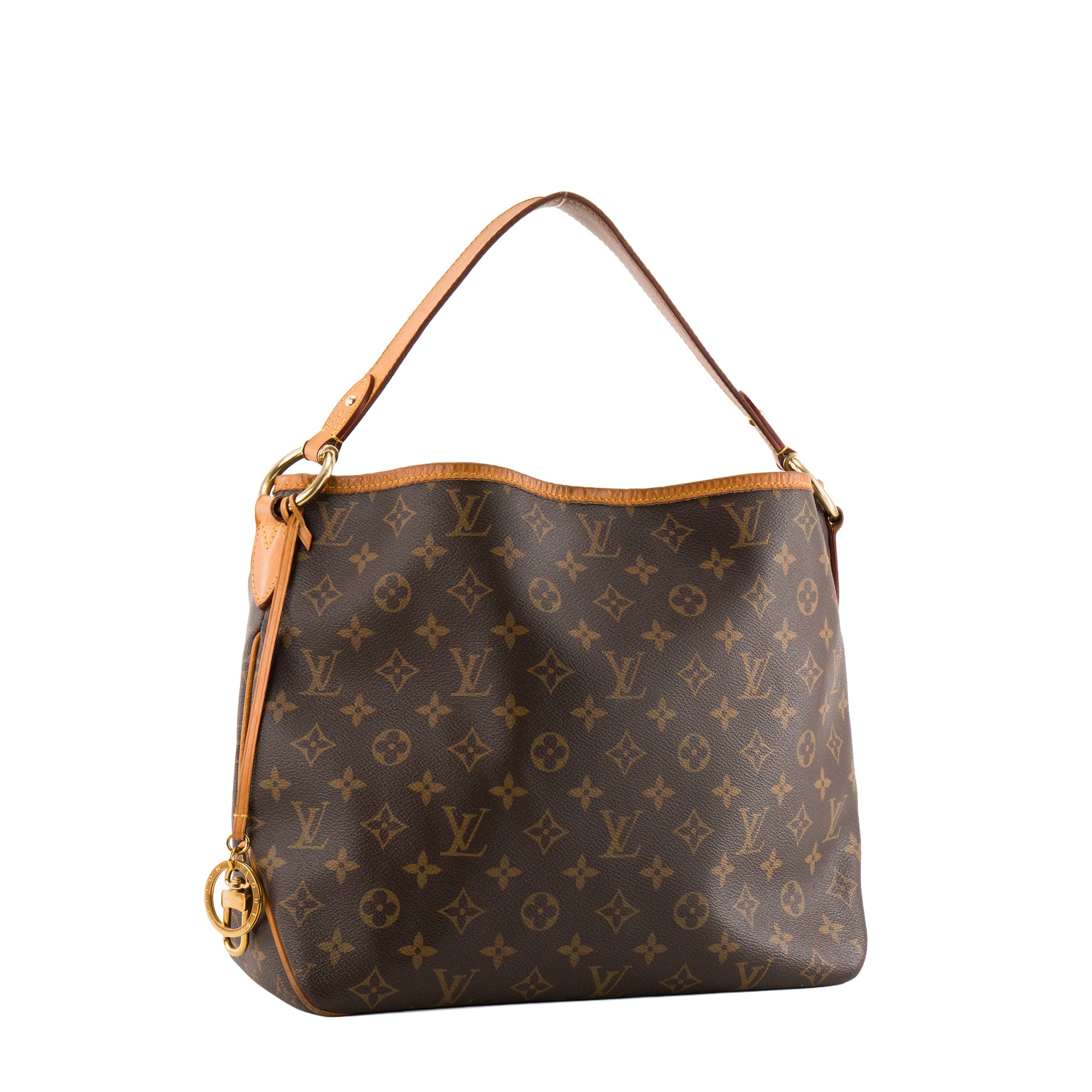 LOUIS VUITTON - Sac à épaule Delightful PM Louis Vuitton en toile enduite monogrammée