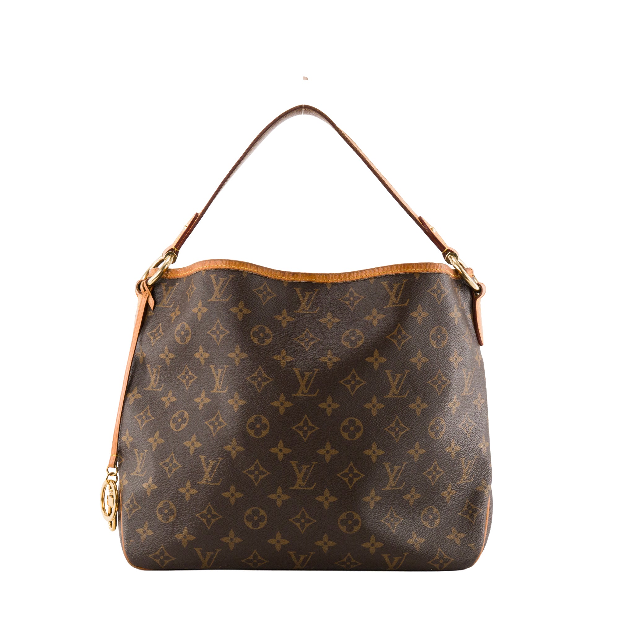 LOUIS VUITTON - Sac à épaule Delightful PM Louis Vuitton en toile enduite monogrammée