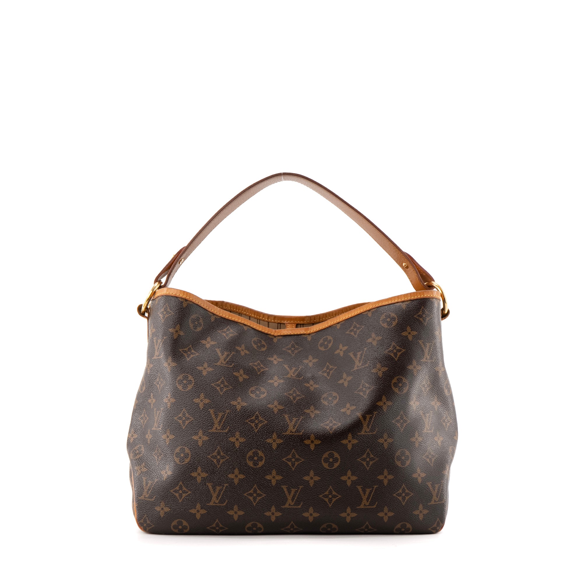 LOUIS VUITTON - Sac à épaule Delightful PM Louis Vuitton en toile enduite monogrammée