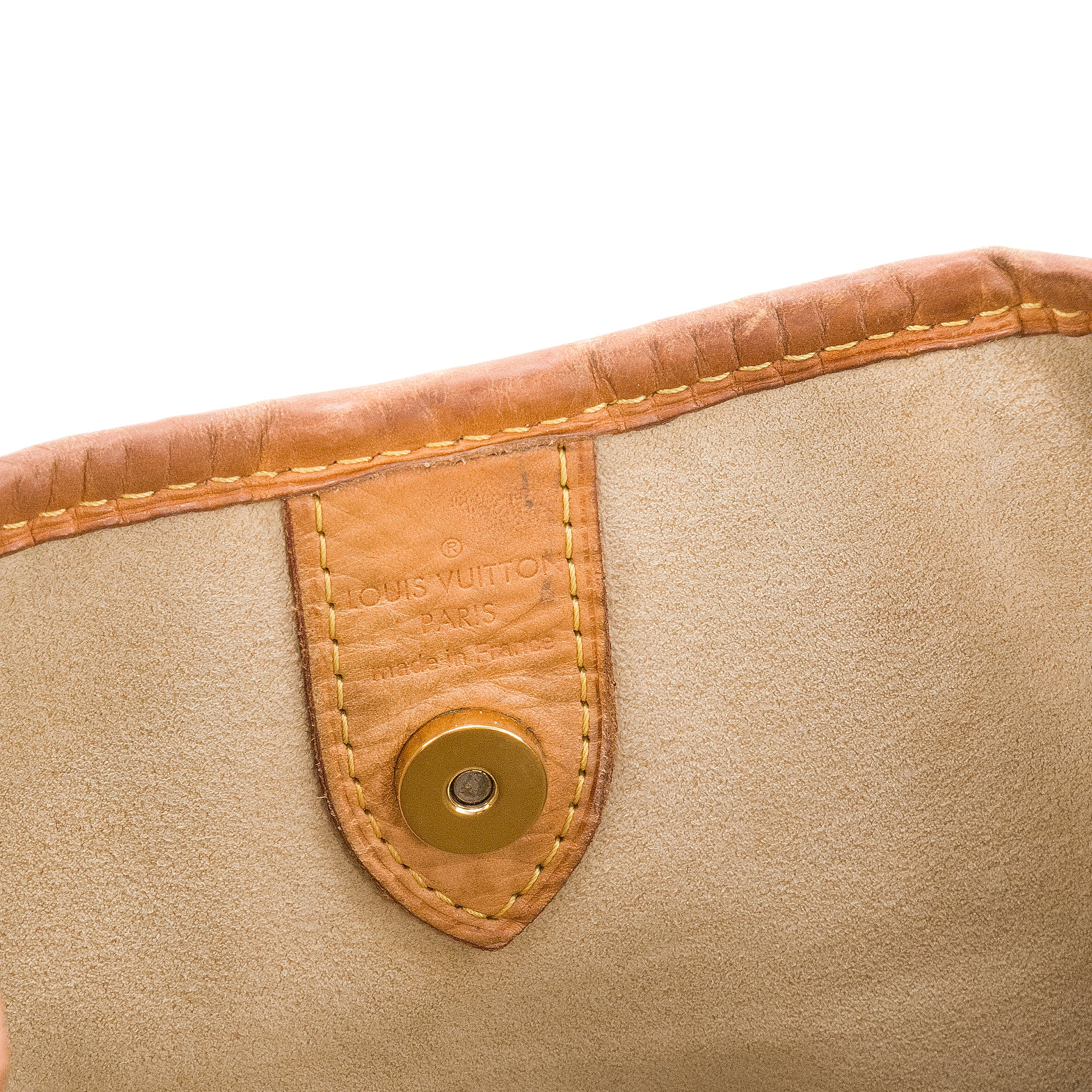 LOUIS VUITTON - Sac à épaule Galliera Louis Vuitton en toile enduite damier azur