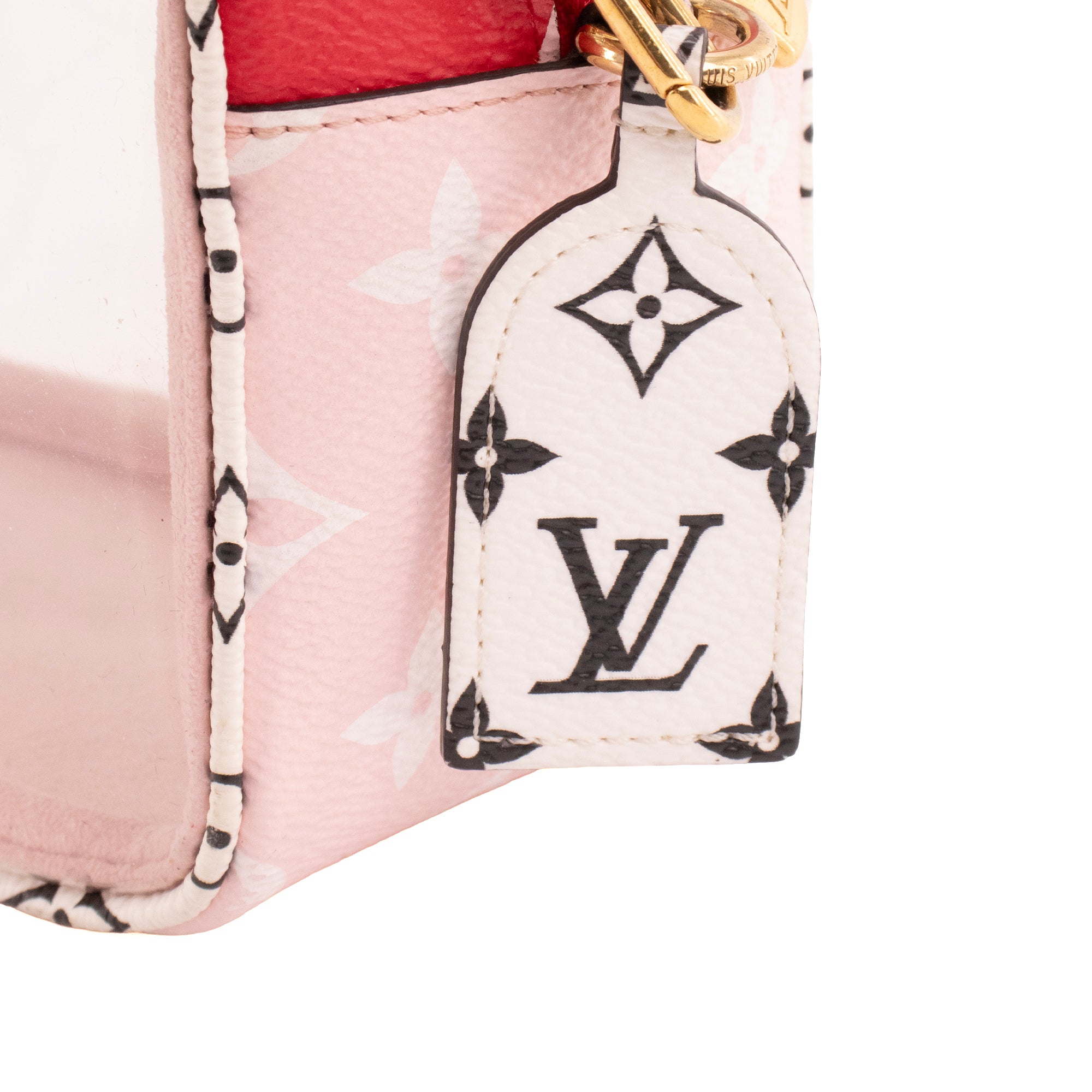LOUIS VUITTON - Sac à épaule Giant Beach Pouch Louis Vuitton en pvc et toile enduite