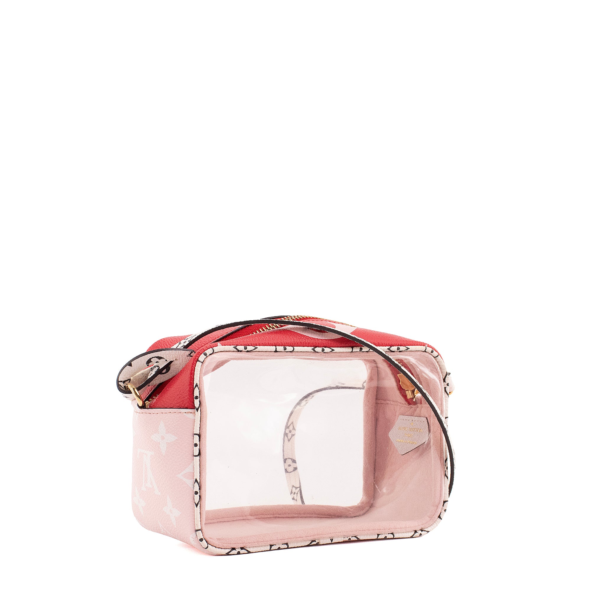 LOUIS VUITTON - Sac à épaule Giant Beach Pouch Louis Vuitton en pvc et toile enduite