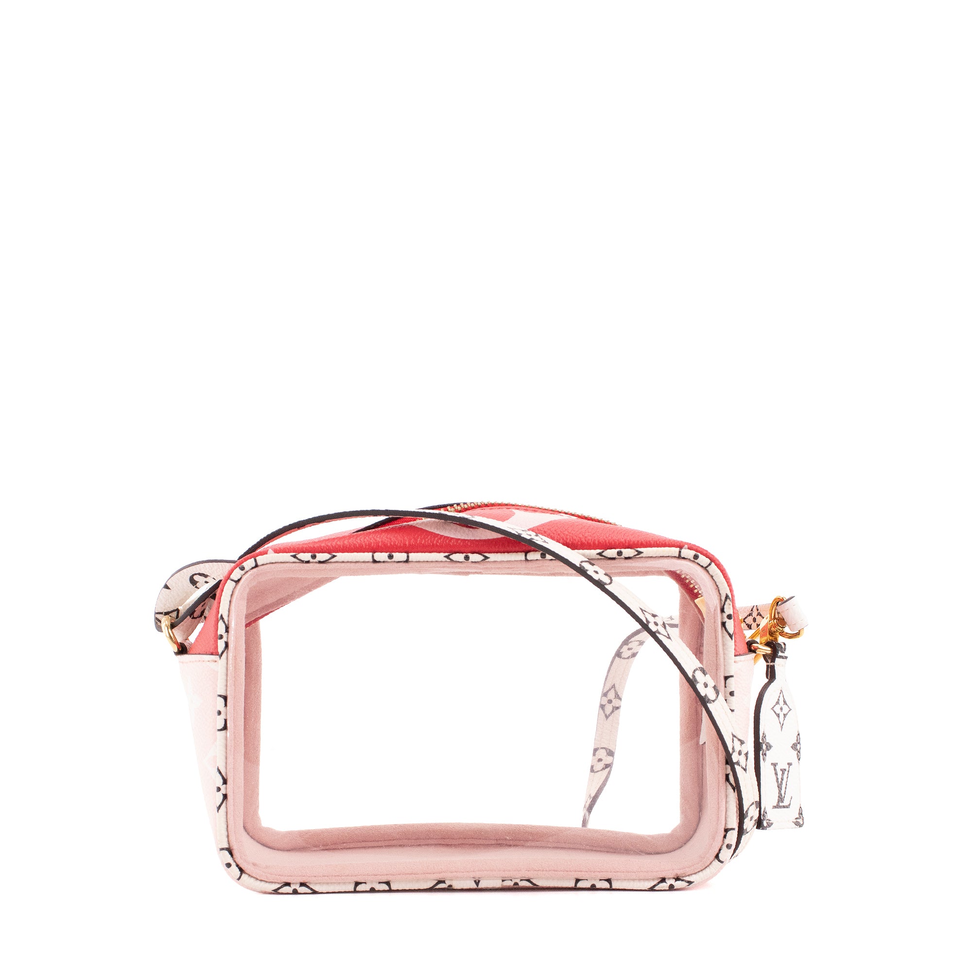 LOUIS VUITTON - Sac à épaule Giant Beach Pouch Louis Vuitton en pvc et toile enduite