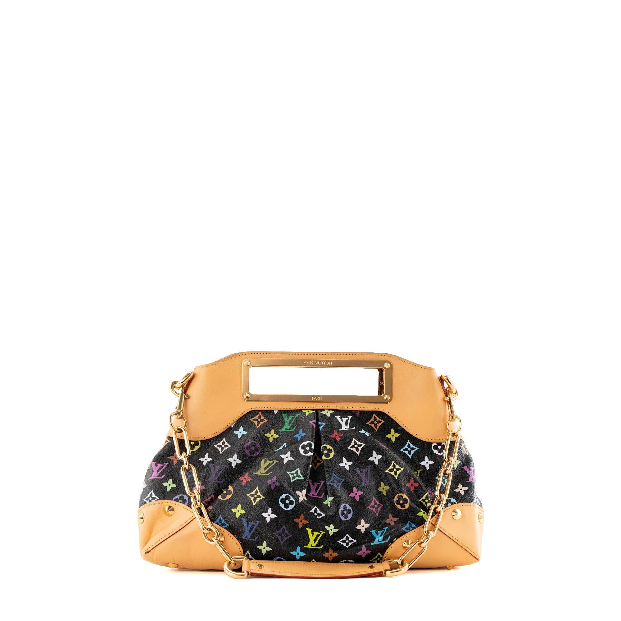 LOUIS VUITTON - Sac à épaule Judy Louis Vuitton x Murakami en toile enduite multicolore