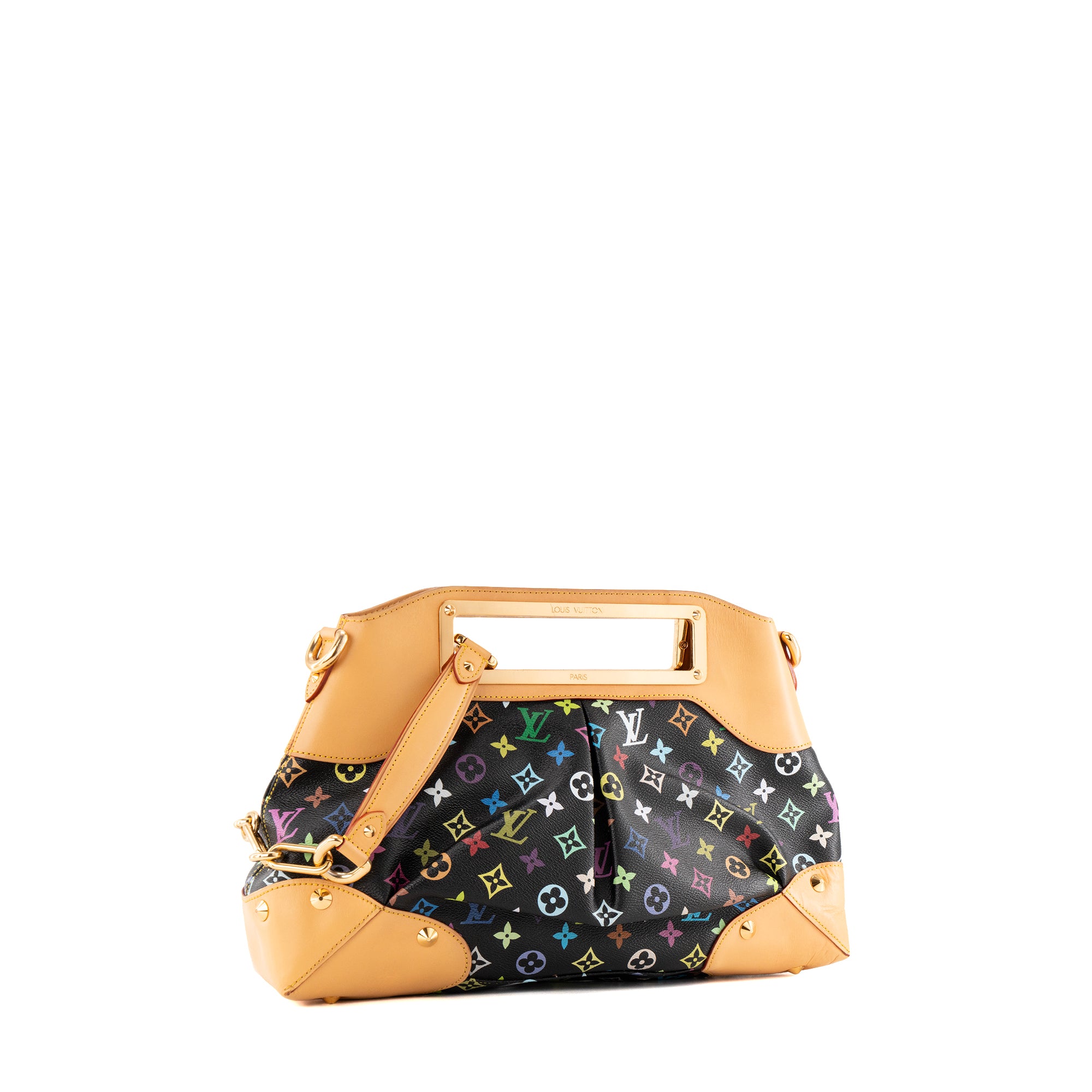LOUIS VUITTON - Sac à épaule Judy Louis Vuitton x Murakami en toile enduite multicolore