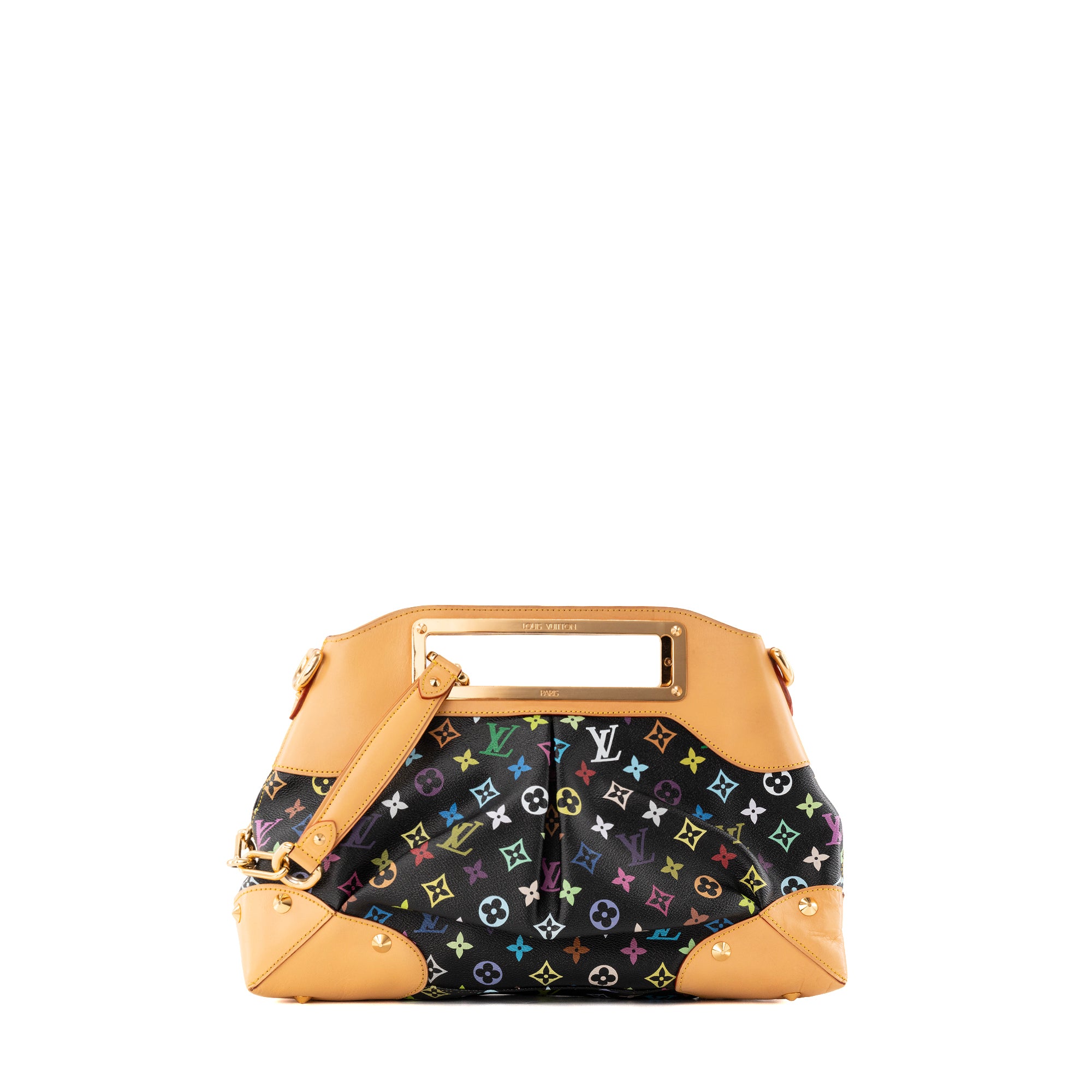 LOUIS VUITTON - Sac à épaule Judy Louis Vuitton x Murakami en toile enduite multicolore