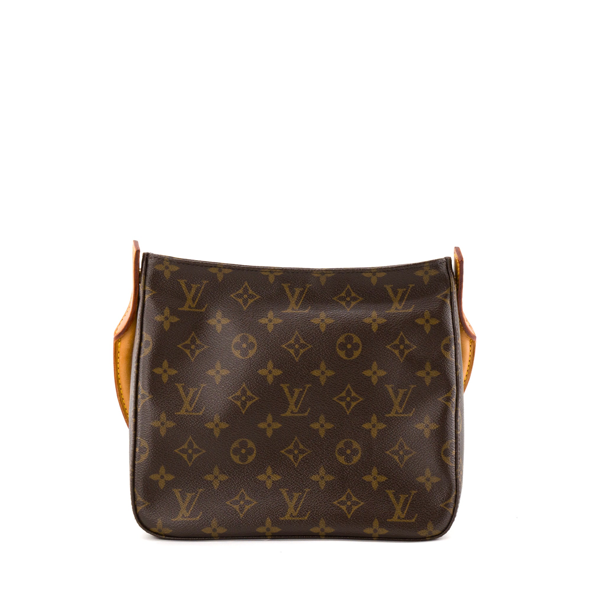 LOUIS VUITTON - Sac à épaule Looping Louis Vuitton en toile enduite vintage