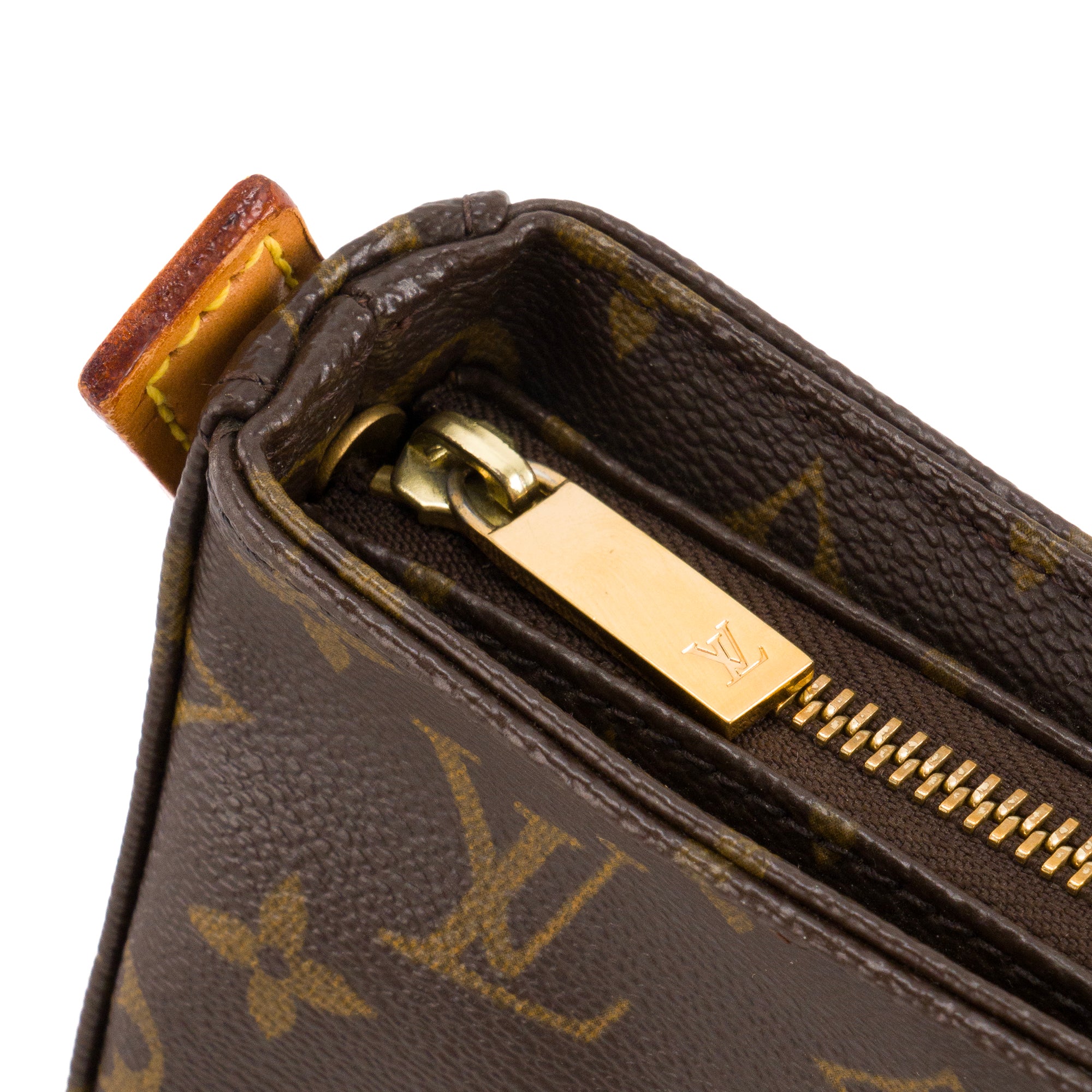 LOUIS VUITTON - Sac à épaule Looping Louis Vuitton en toile enduite vintage