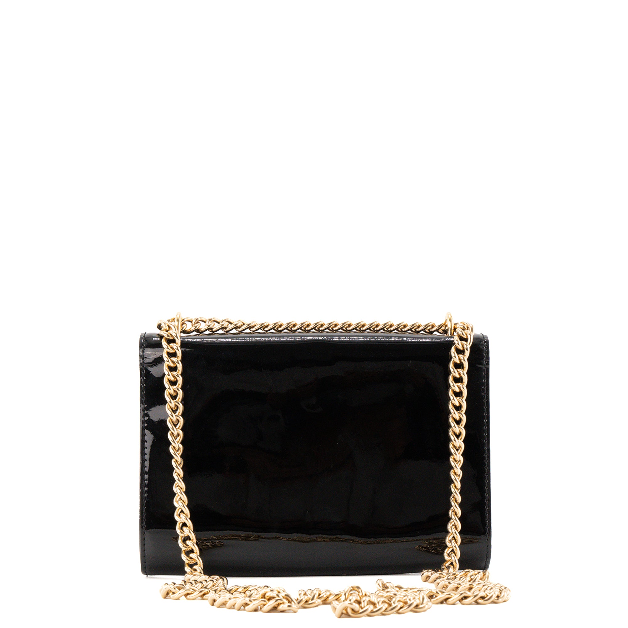 LOUIS VUITTON - Sac à bandoulière Louise Louis Vuitton en cuir verni noir