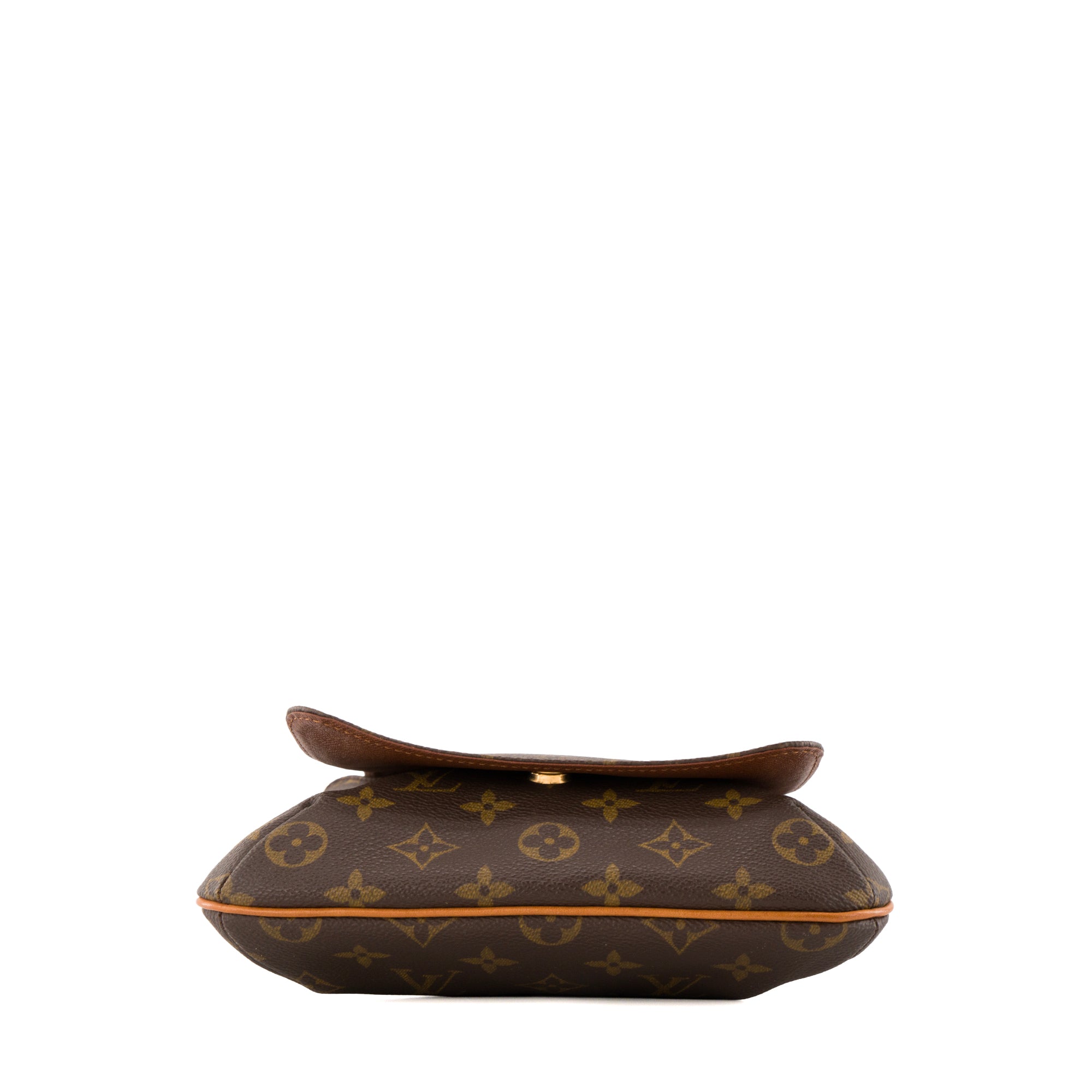 LOUIS VUITTON - Sac à épaule Musette Salsa Louis Vuitton en toile enduite monogrammée vintage