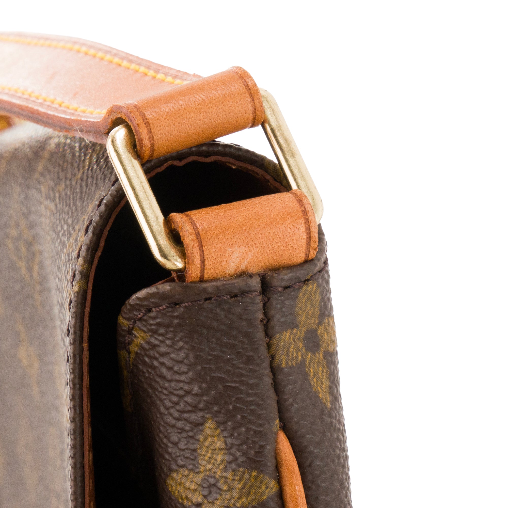 LOUIS VUITTON - Sac à épaule Musette Salsa Louis Vuitton en toile enduite monogrammée vintage