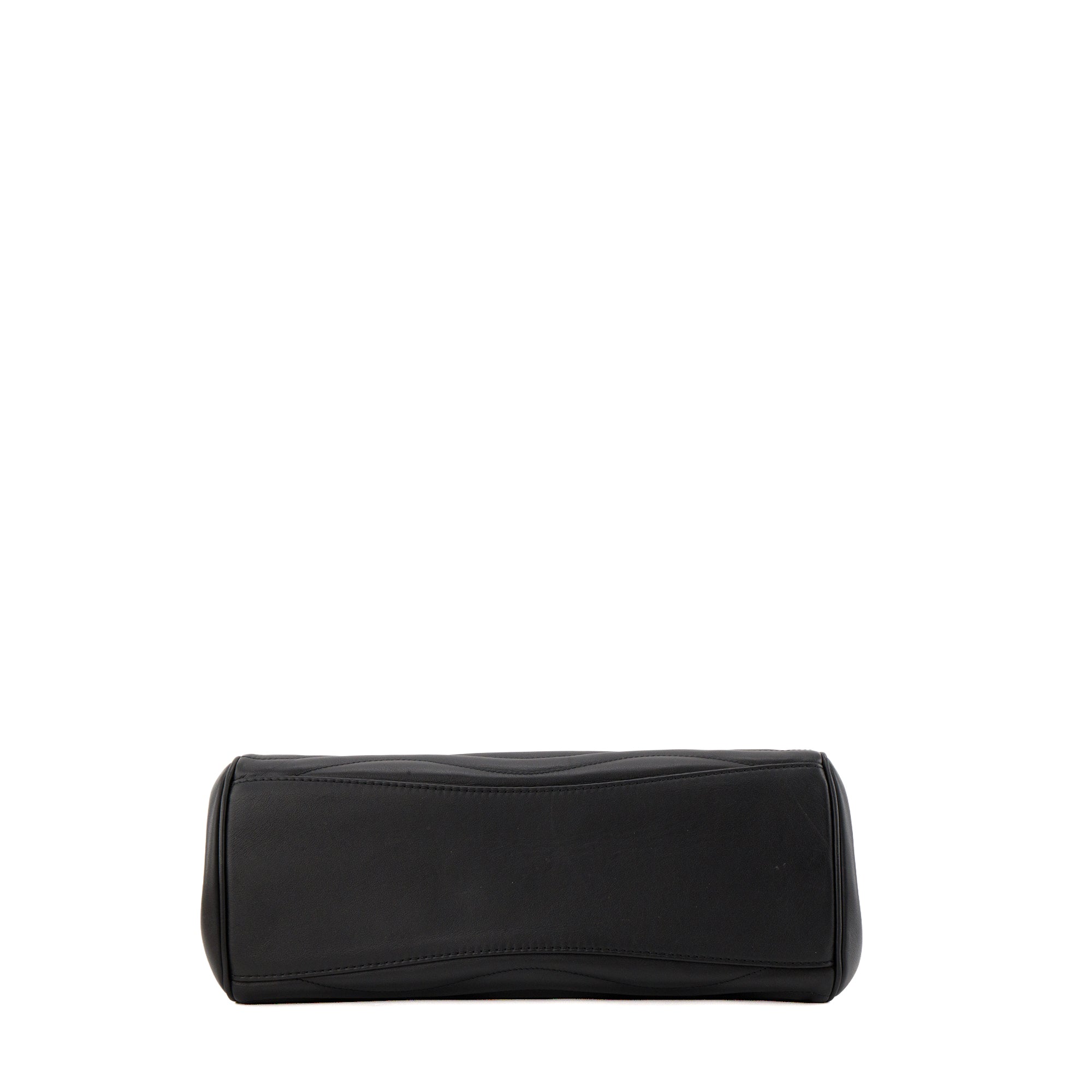 LOUIS VUITTON - Sac à épaule New Wave Louis Vuitton en cuir lisse noir
