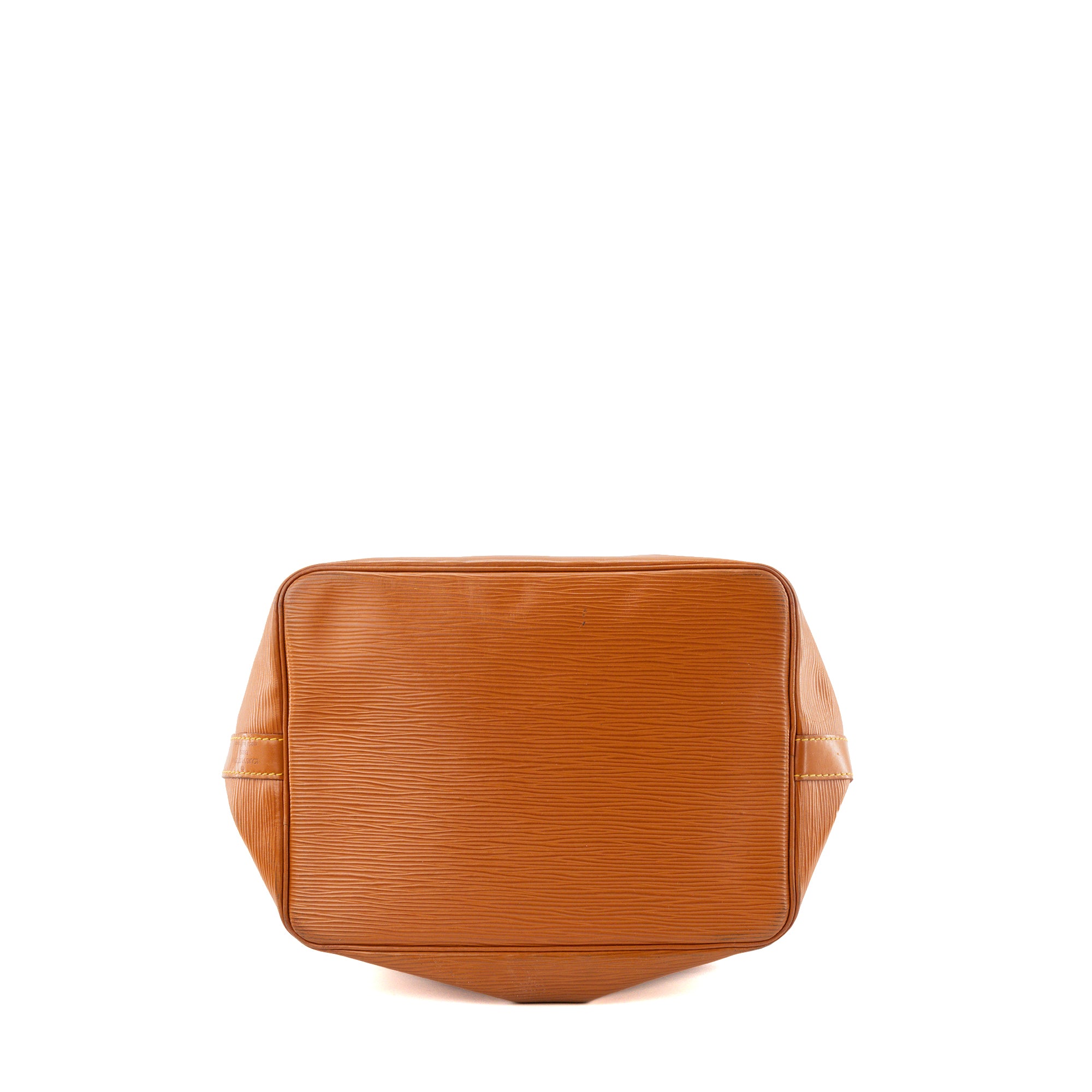LOUIS VUITTON - Sac à épaule Noé PM Louis Vuitton en cuir épi marron vintage