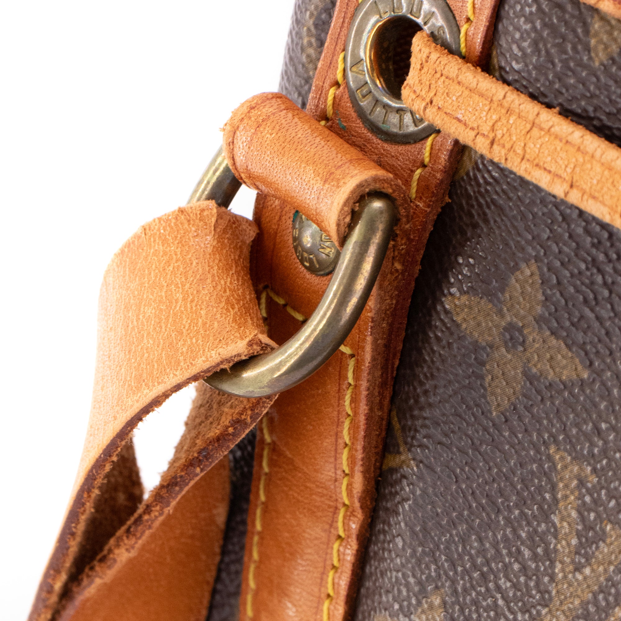 LOUIS VUITTON - Sac à épaule Noé Louis Vuitton en toile enduite monogrammée vintage